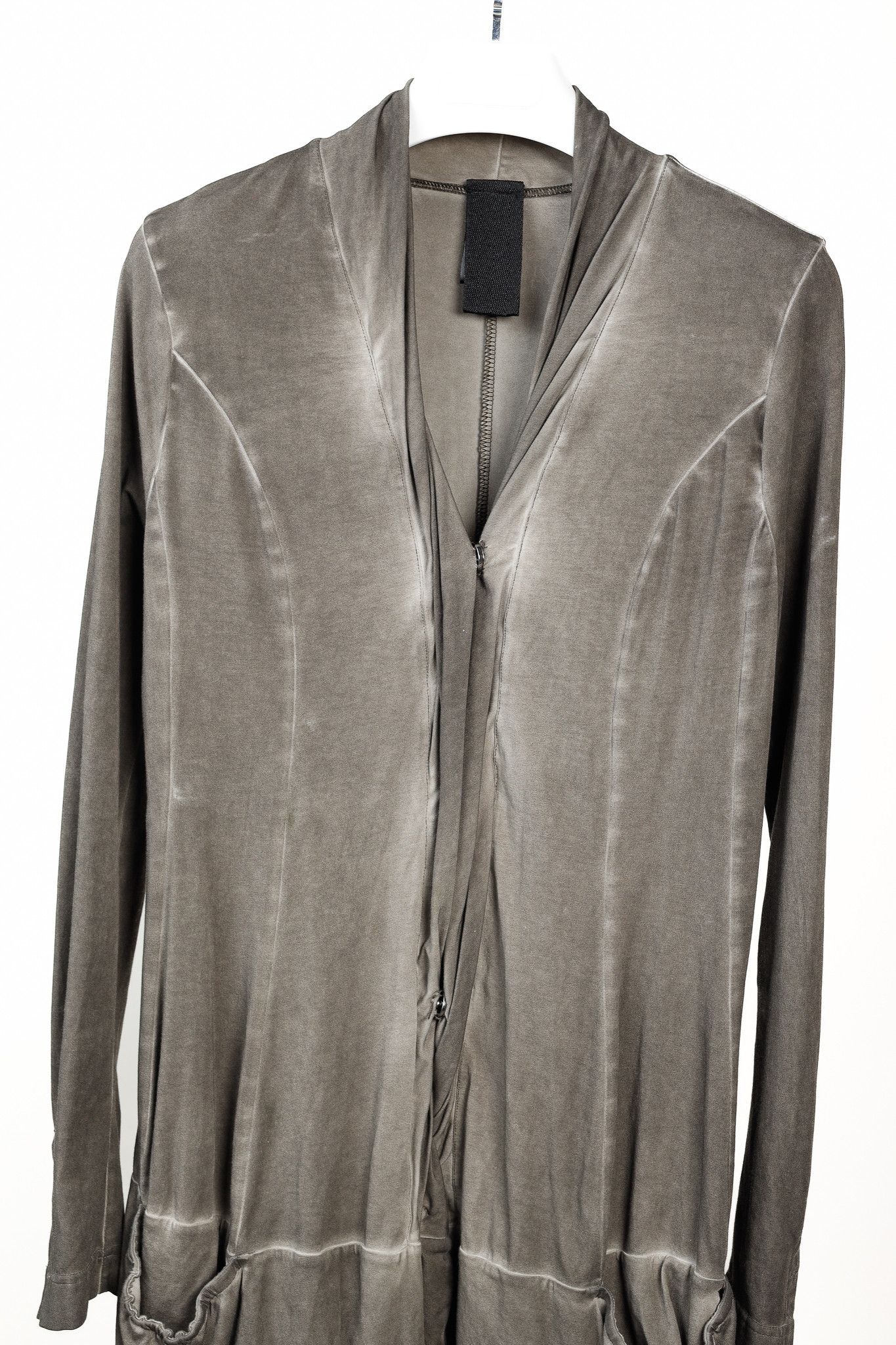 Rundholz Rundholz Distressed Brown Grey Ombre Rounded Hem Cardigan Size S / US 4 / IT 40 - 3 Thumbnail