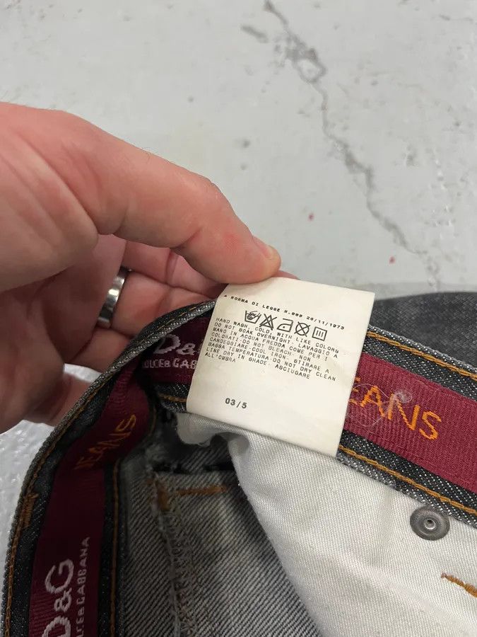Dolce & Gabbana AW2003 Dolce & Gabbana Multi Zips Grey Jeans Size 27" / US 4 / IT 40 - 15 Thumbnail