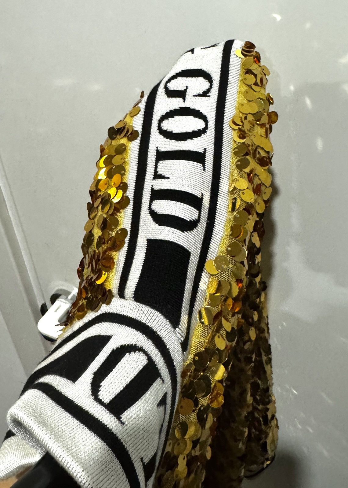 Dolce & Gabbana Dolce & Gabbana Gold Sequin Jacket Size M / US 6-8 / IT 42-44 - 8 Thumbnail