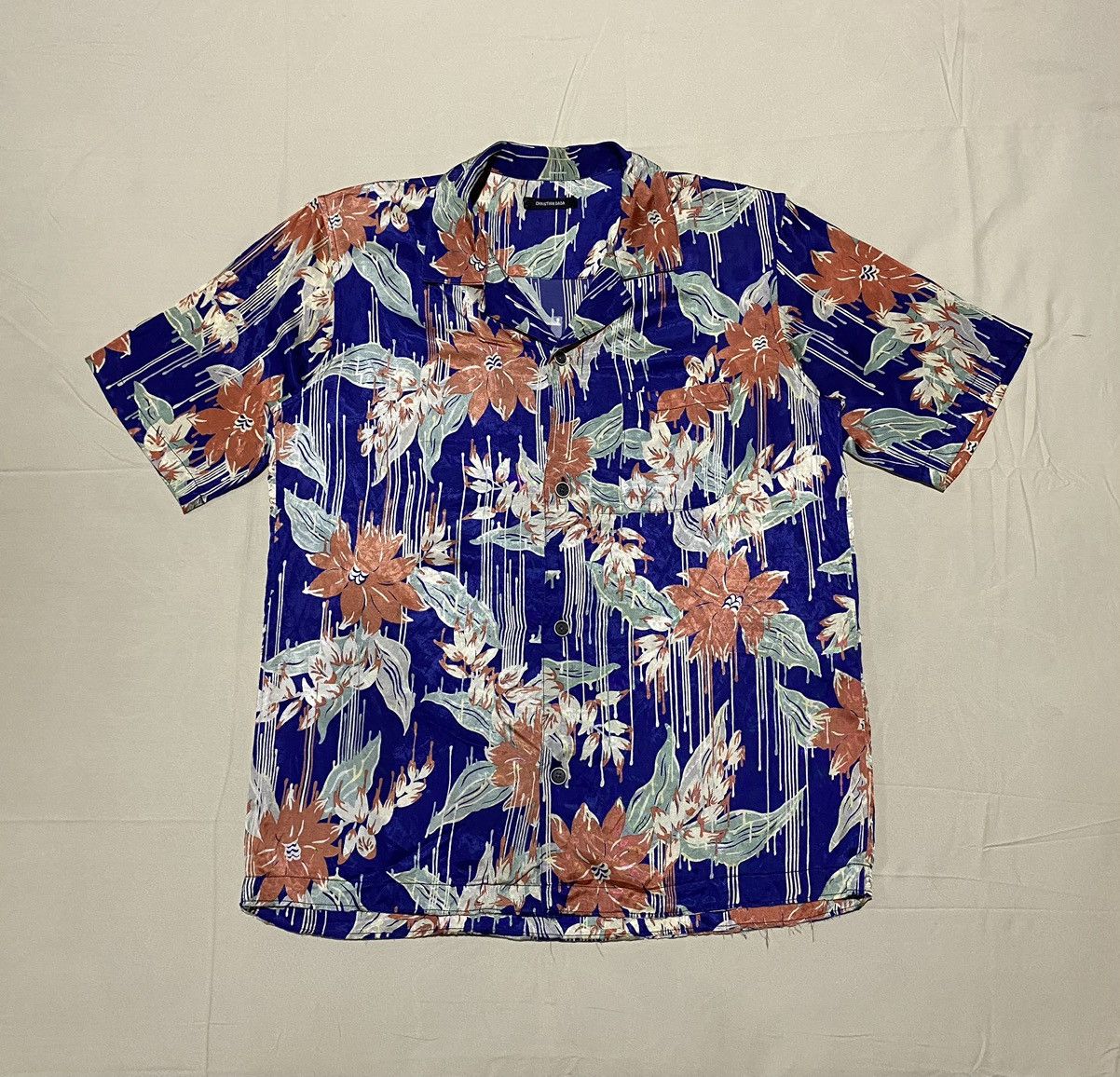 Christian Dada Christian Dada 18SS Aloha Open Collar Shirt Button Size US M / EU 48-50 / 2 - 1 Thumbnail
