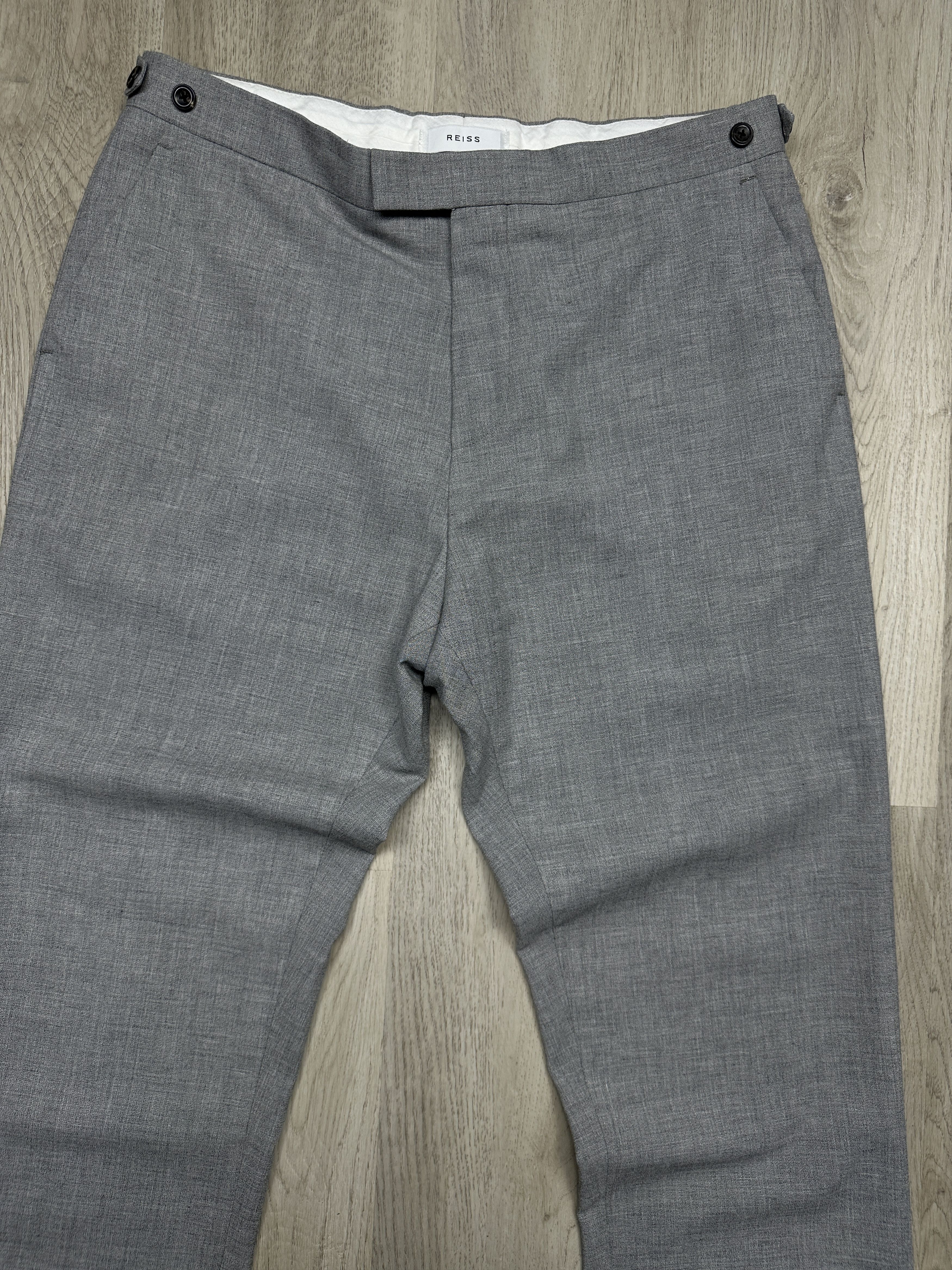 Reiss Reiss Vintage Mens Classic Wool Pants Size US 34 / EU 50 - 2 Thumbnail