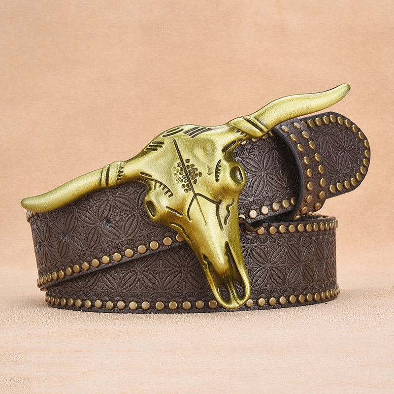 Other Cowboy Leather Belt Size ONE SIZE - 1 Thumbnail