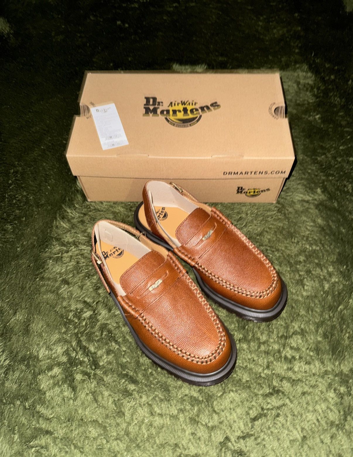 Dr. Martens [US 8] Dr. Martens Penton Slingback Leather Loafer Brown Size US 8 / EU 41 - 1 Thumbnail