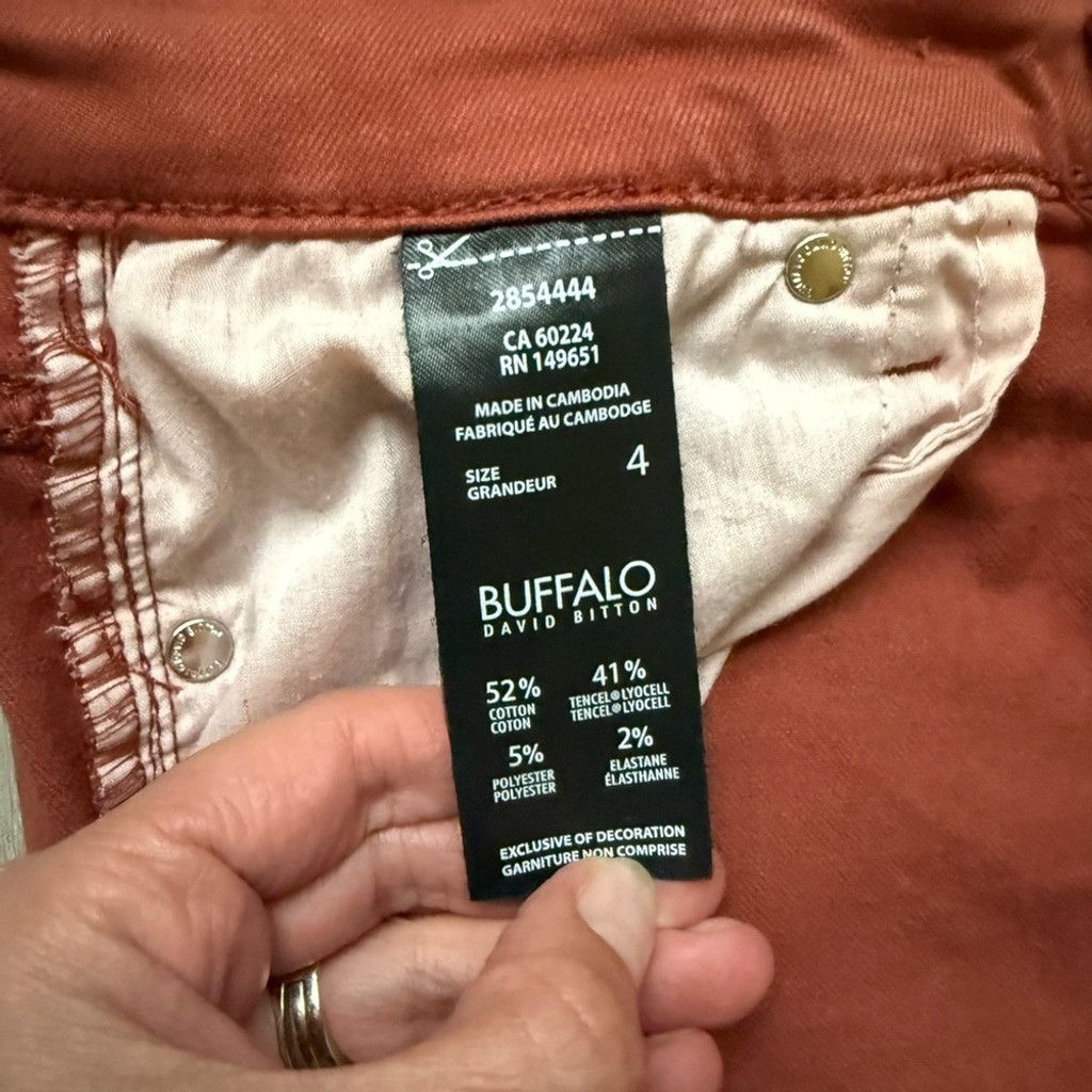 Buffalo David Bitton Buffalo David Bitton Brown Skinny Jeans Size 27" / US 4 / IT 40 - 3 Thumbnail