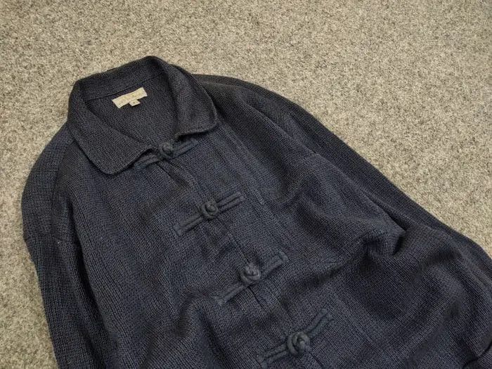 Japanese Brand Vintage 90's Japanese Blue Cotton Pocket overshirt Jacket Size US M / EU 48-50 / 2 - 11 Thumbnail