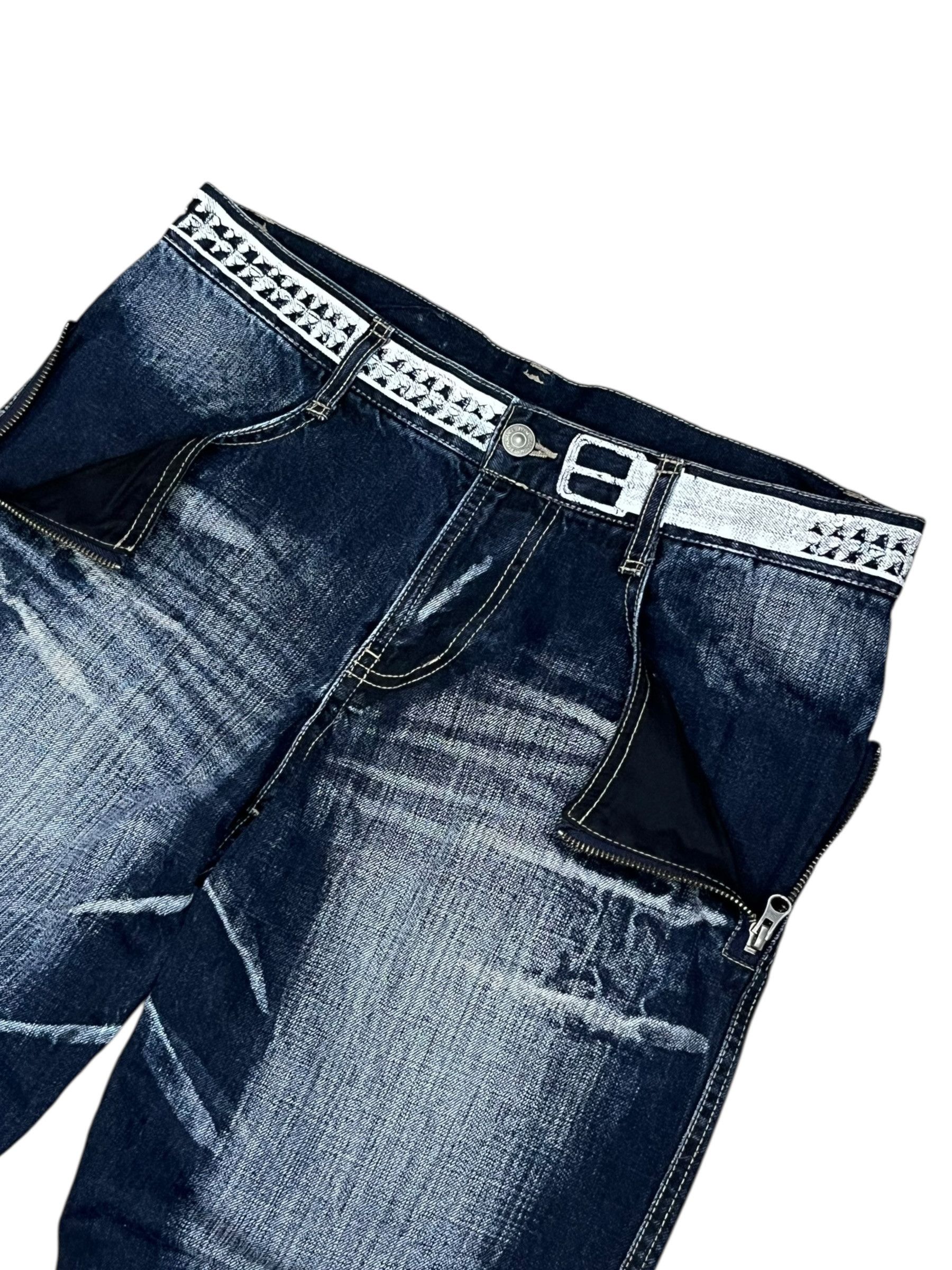 PPFM 🔥PPFM Booze Pills Powders Cropped Denim Archive Grail Size US 31 - 6 Thumbnail