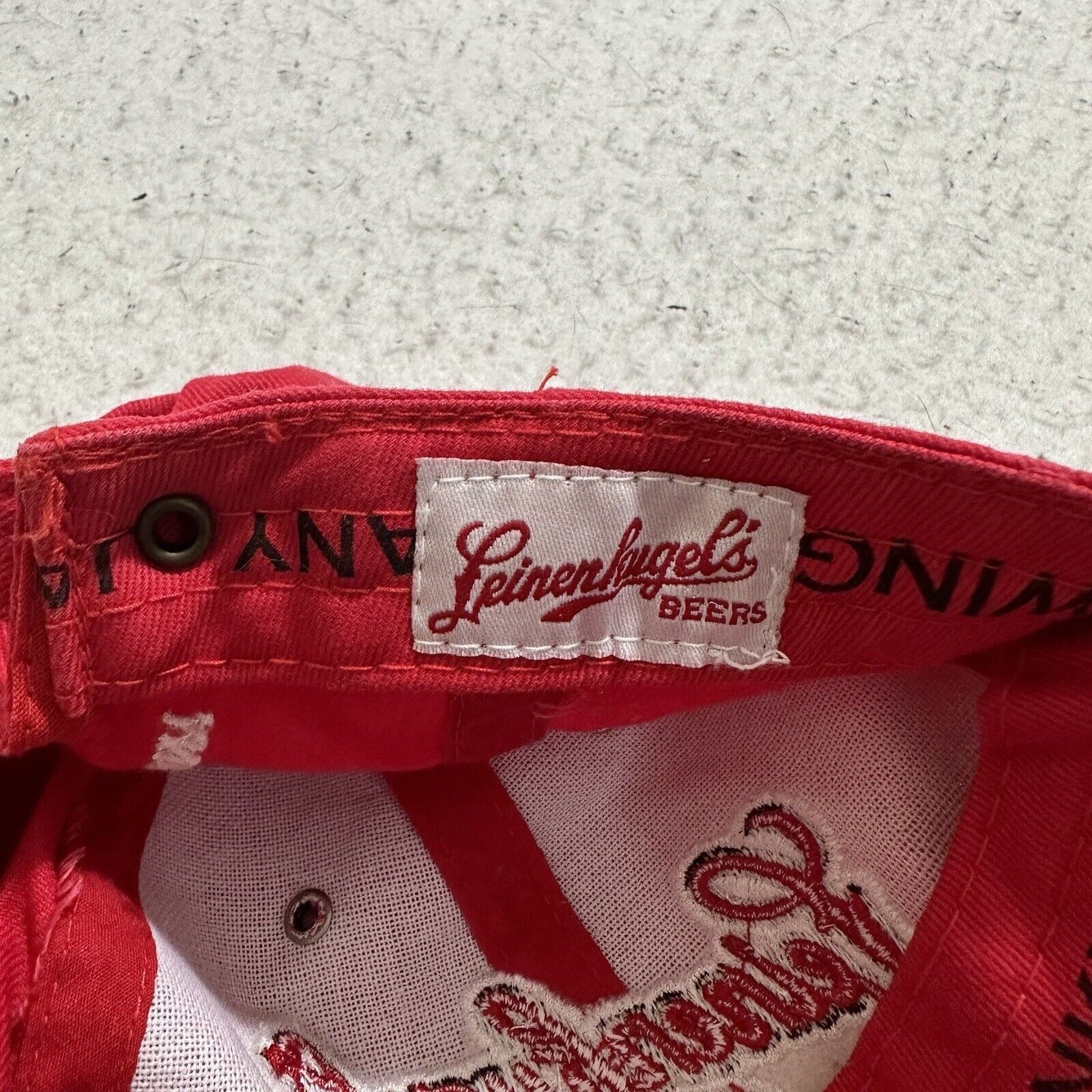 Other Leinenkugel Beers Red White Baseball Hat Embroidered Cap Size ONE SIZE - 10 Thumbnail