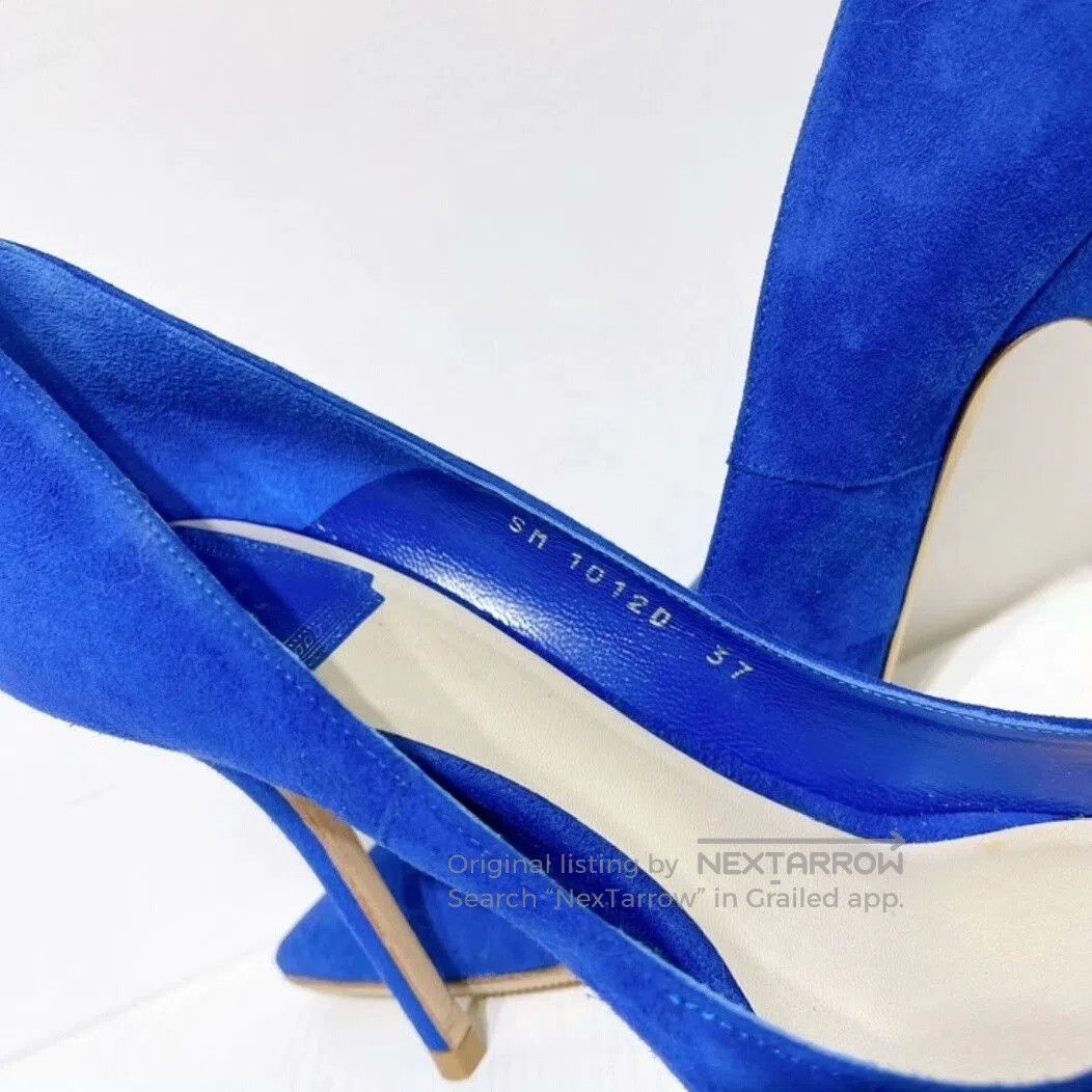 Dior Dior Royal Blue Suede High Heels Size 37. Size US 6 / IT 36 - 5 Thumbnail
