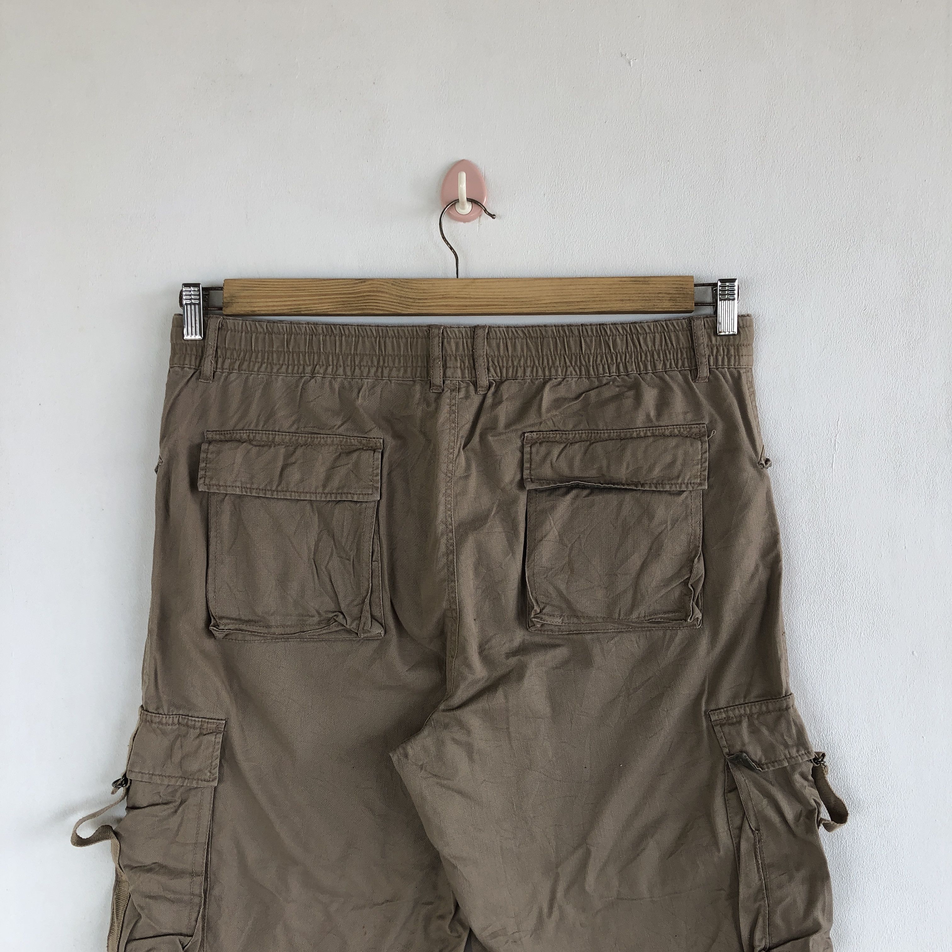 Japanese Brand Vintage Japanese Cargo Pants Multi Pocket Military Trousers Size US 38 / EU 54 - 4 Thumbnail
