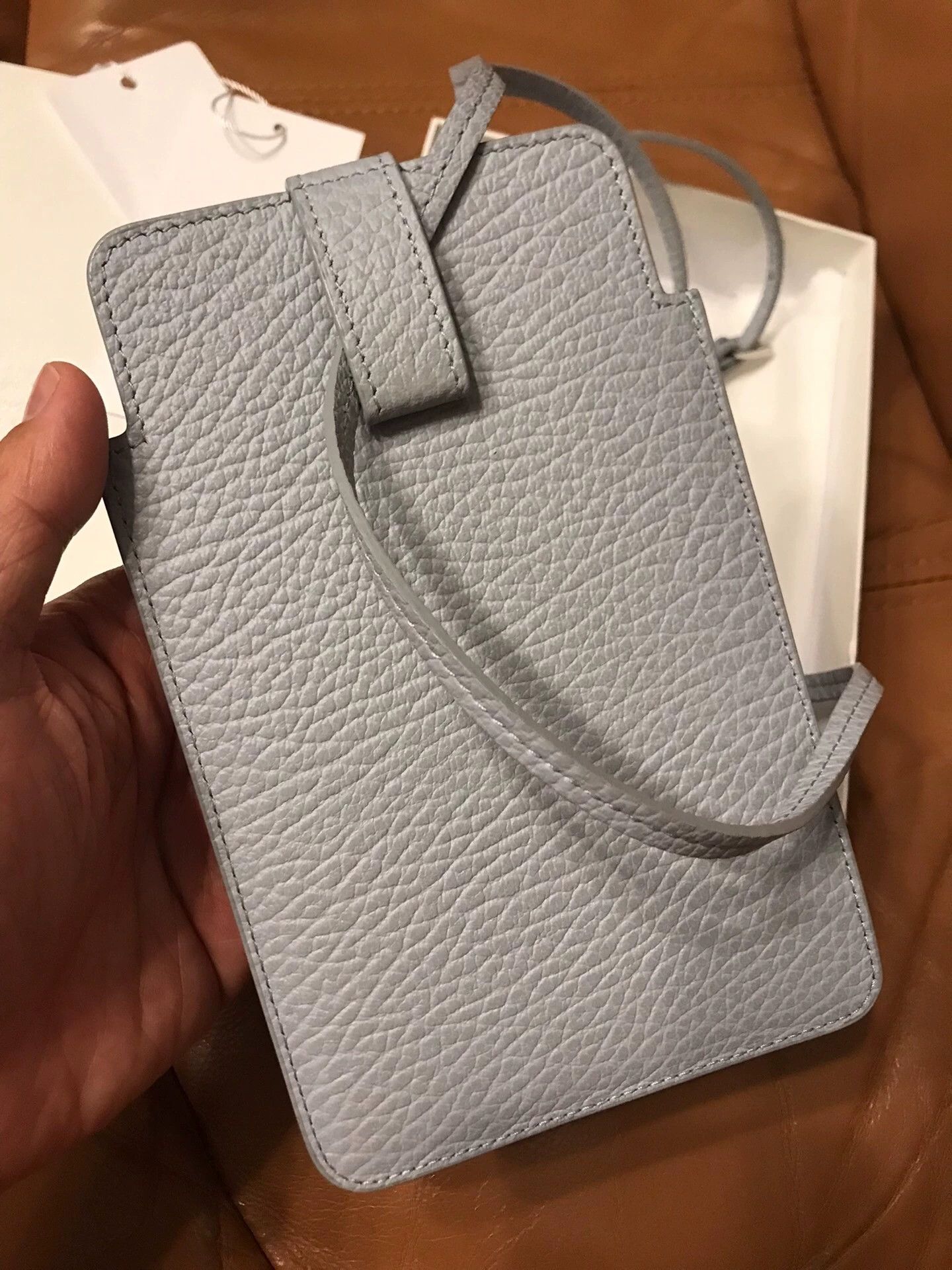 Maison Margiela Maison Margiela Phone Pouch Elephant Gray Adjustable Size ONE SIZE - 3 Thumbnail