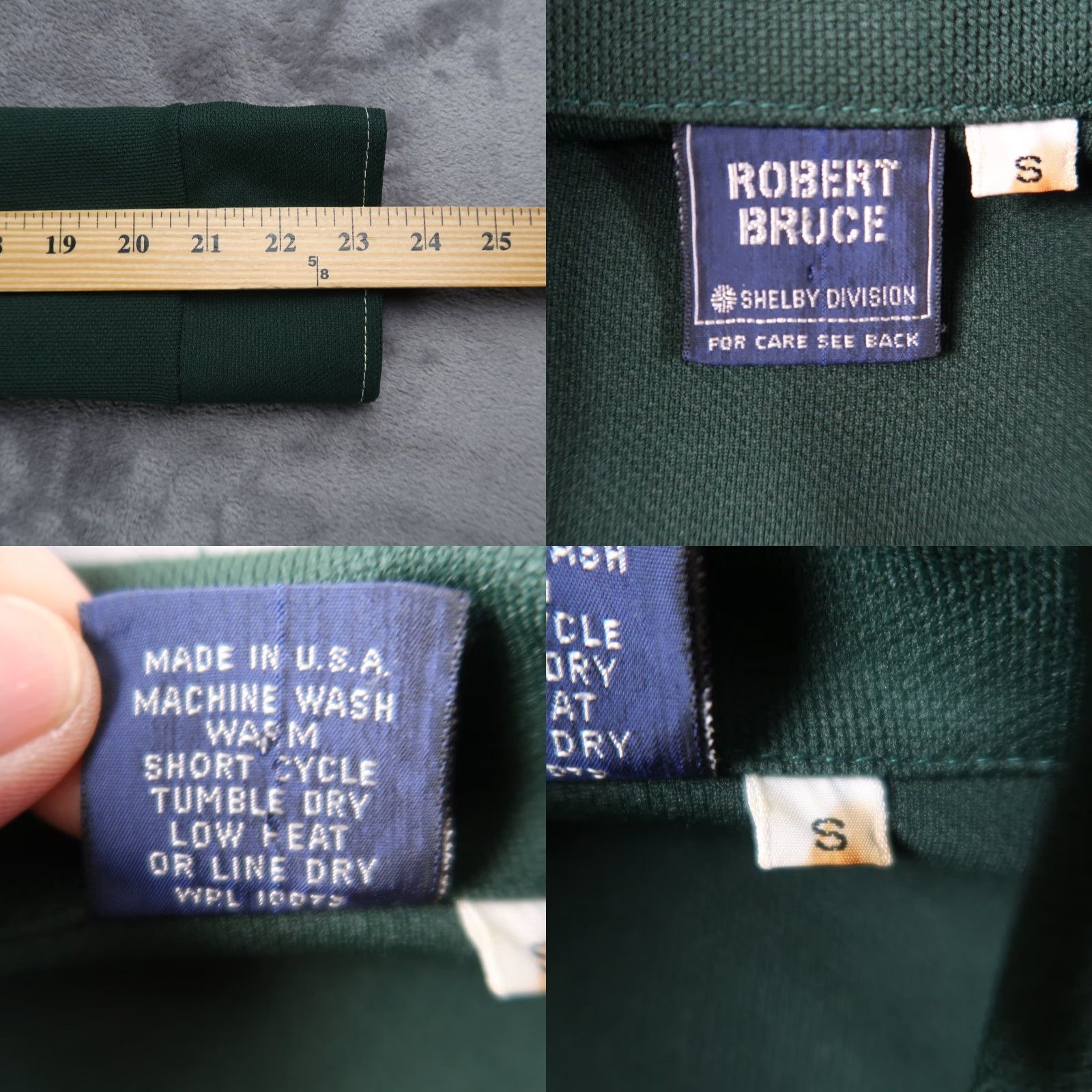 Vintage VINTAGE Robert Bruce Shelby Division Green Shirt Button Up Men’s S Polyester Shirt Men Green Vintage Workwear 90s? Size US S / EU 44-46 / 1 - 8 Thumbnail