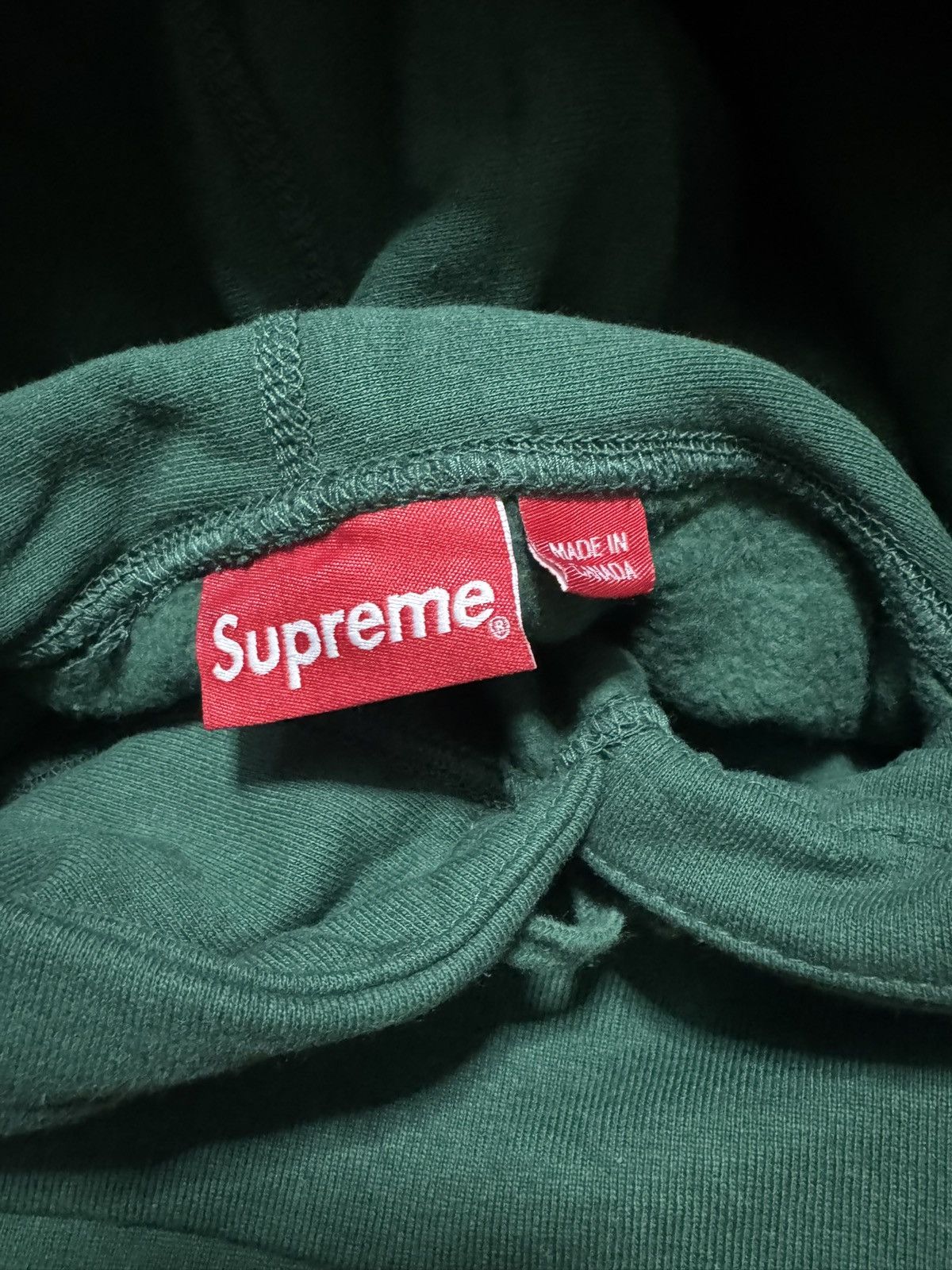 Supreme Supreme S Logo Hooded Sweatshirt ‘Dark Green’ Size US XL / EU 56 / 4 - 5 Thumbnail