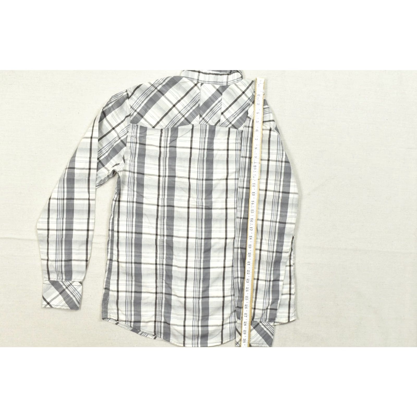 Vintage BKE Athletic Fit Men's L Long Sleeve Plaid Western Pearl Snap Button-Down Shirt Size US L / EU 52-54 / 3 - 4 Thumbnail