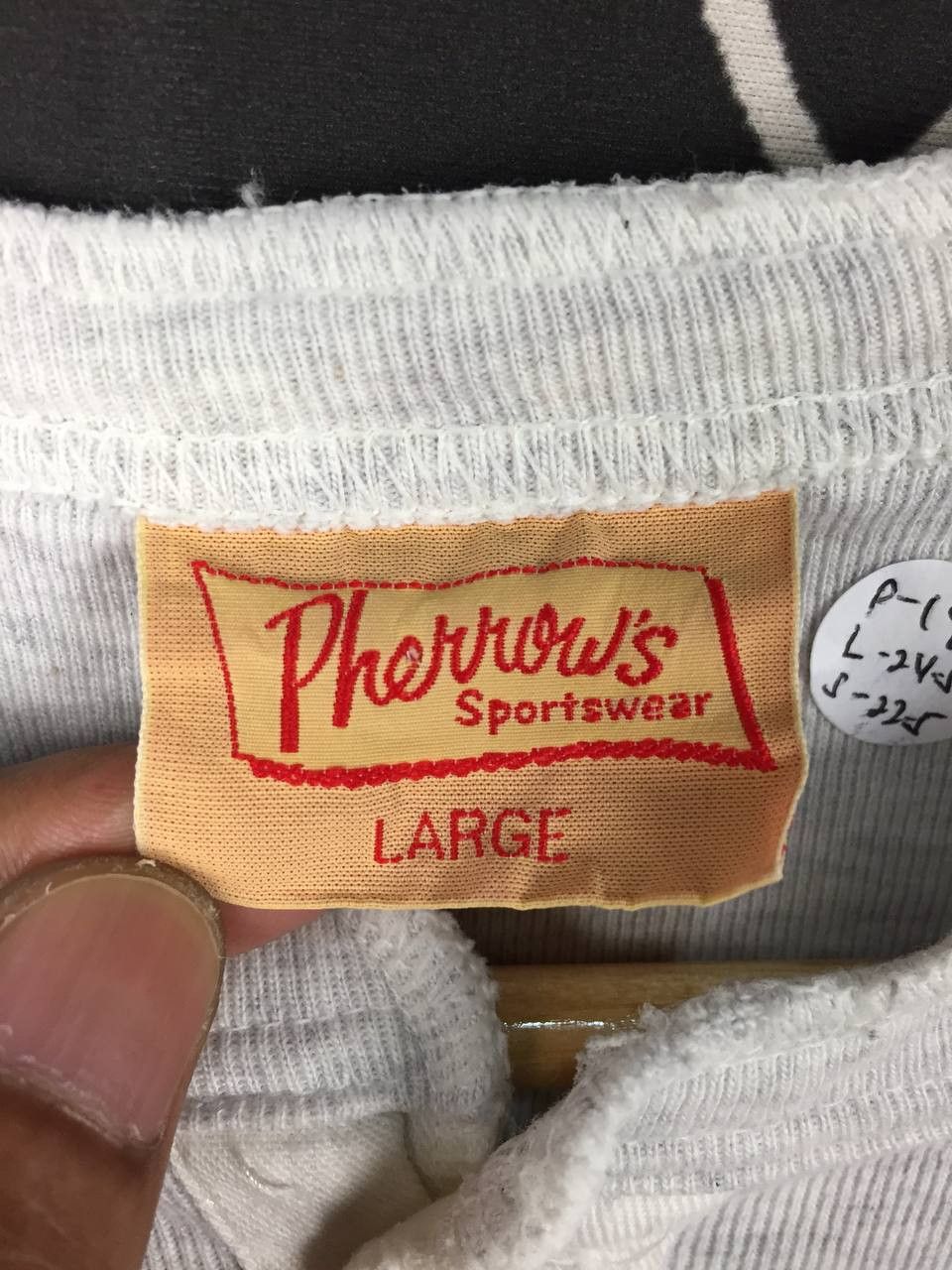 Pherrow's Pherrow's Sportswear Japanese Brand Henley Long Sleeve Tee Size US M / EU 48-50 / 2 - 10 Thumbnail