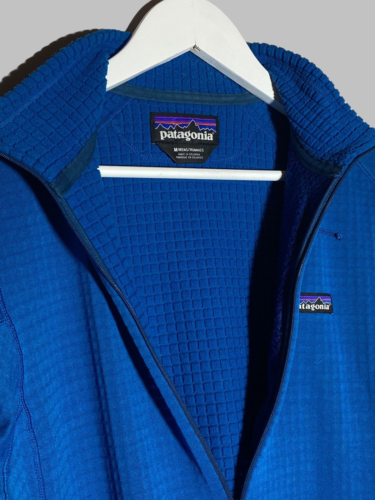 Patagonia Patagonia Waffle Fleece Full Zip Blue Sweater Size US M / EU 48-50 / 2 - 18 Thumbnail