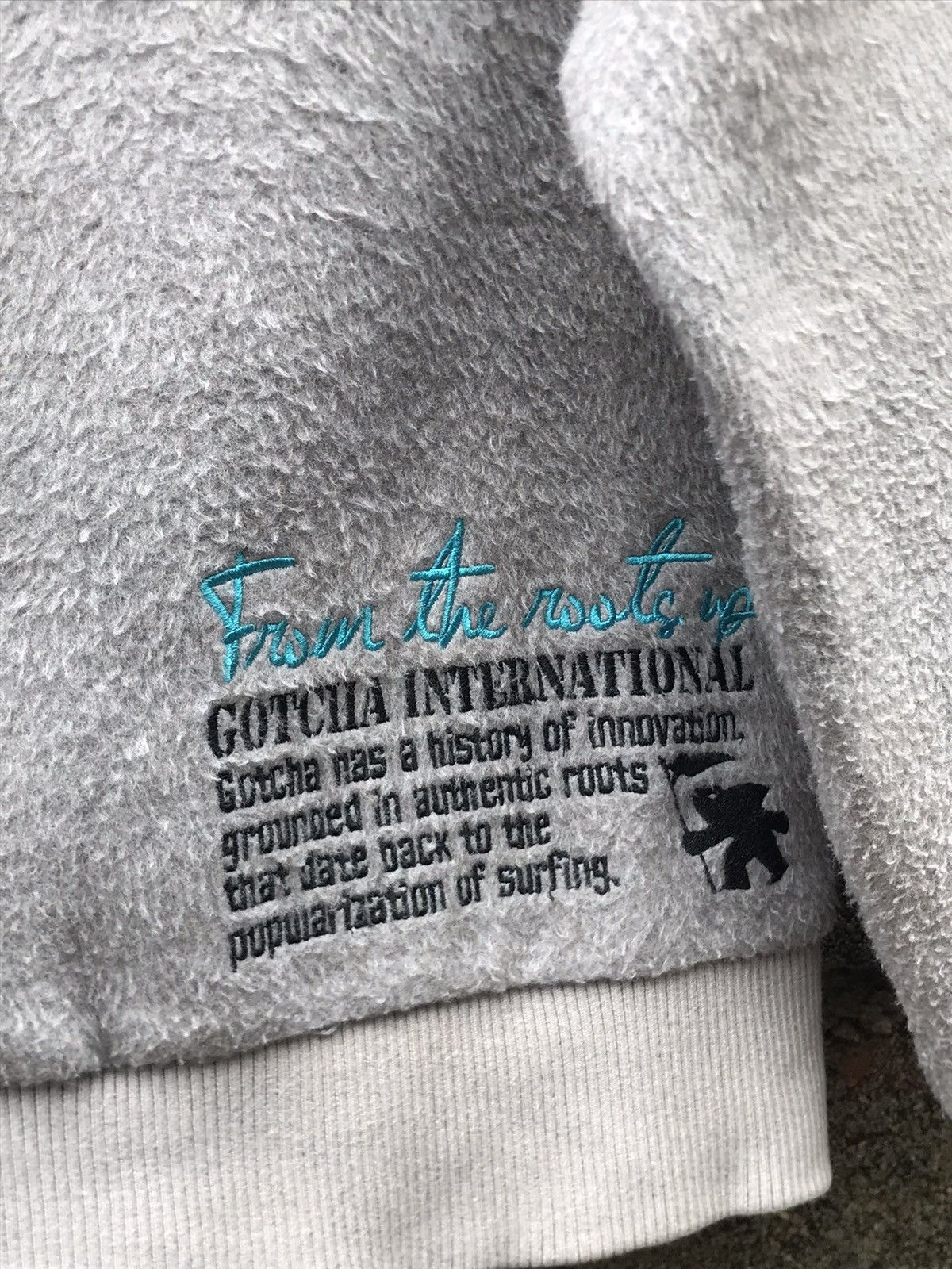 Gotcha ⚡️Surf Style Vintage Gotcha Fleece Hooded Sweater Size US M / EU 48-50 / 2 - 19 Thumbnail