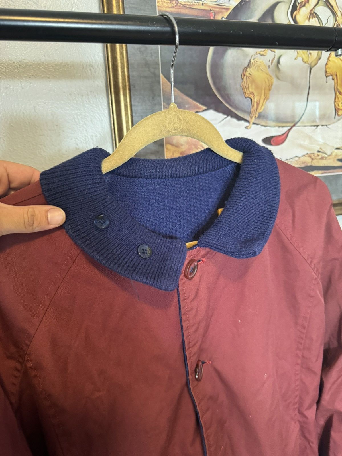 Lacoste × Vintage Vintage Lacoste Reversible Bomber Jacket Size US L / EU 52-54 / 3 - 7 Thumbnail