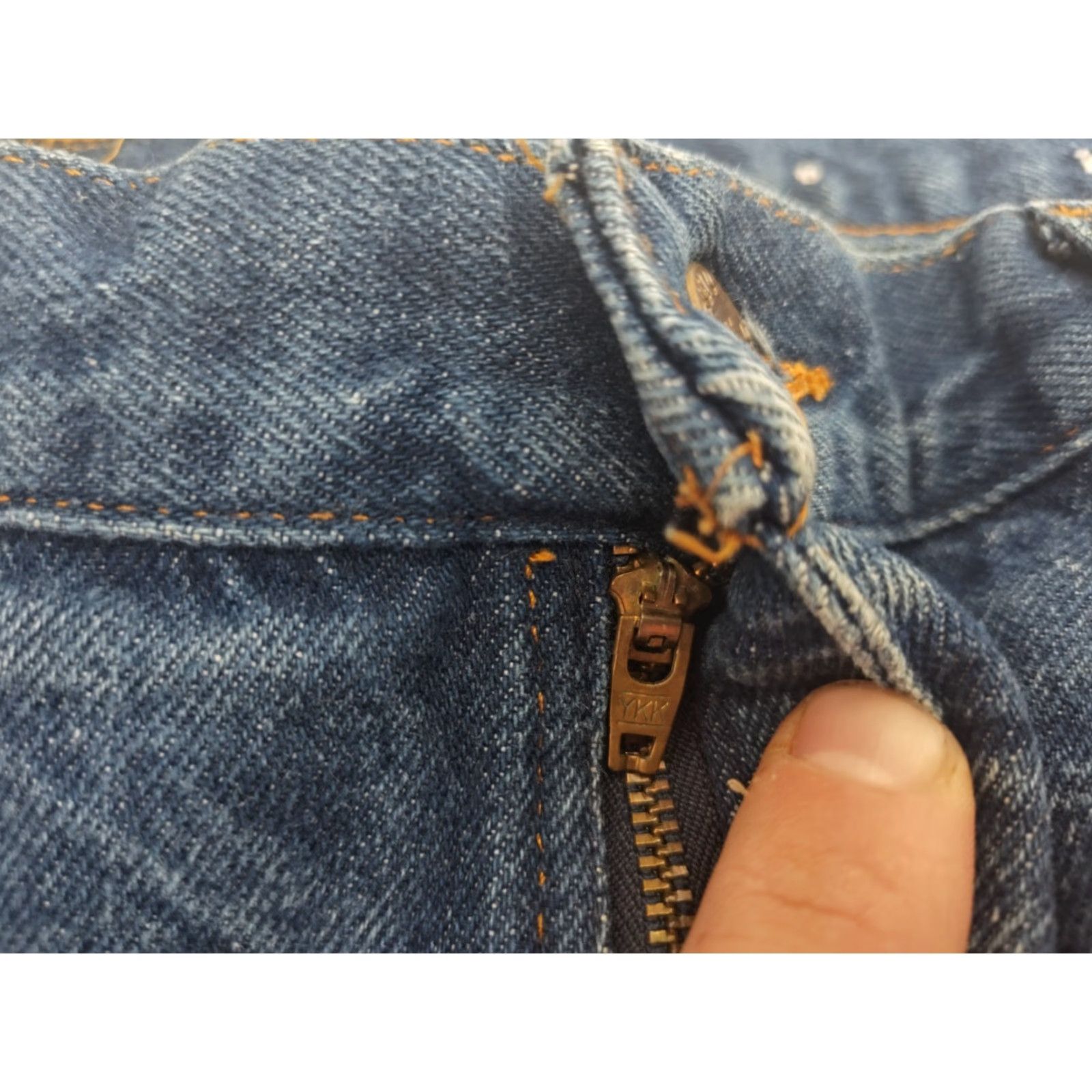 Vintage VINTAGE Bayly Jeans Men Blue 40x30 Denim Straight Regular Medium Wash 5-Pocket USA 80s 90s Logo Mens Size US 40 / EU 56 - 6 Thumbnail