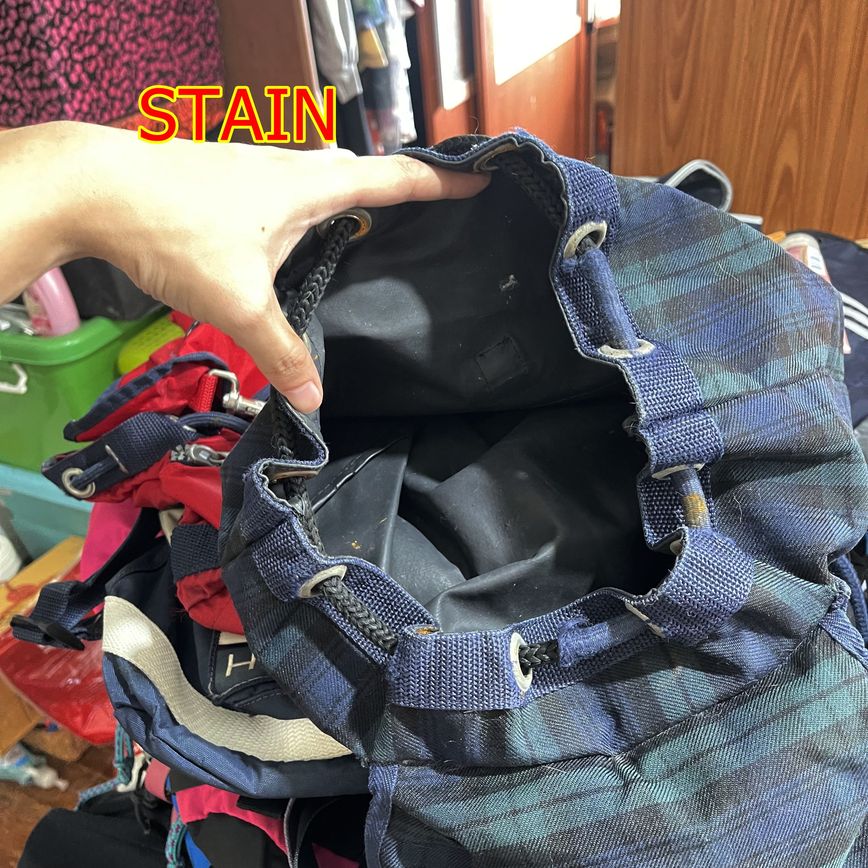 Tommy Hilfiger Vintage 90s Tommy Hilfiger Plaid Backpack Size ONE SIZE - 7 Thumbnail