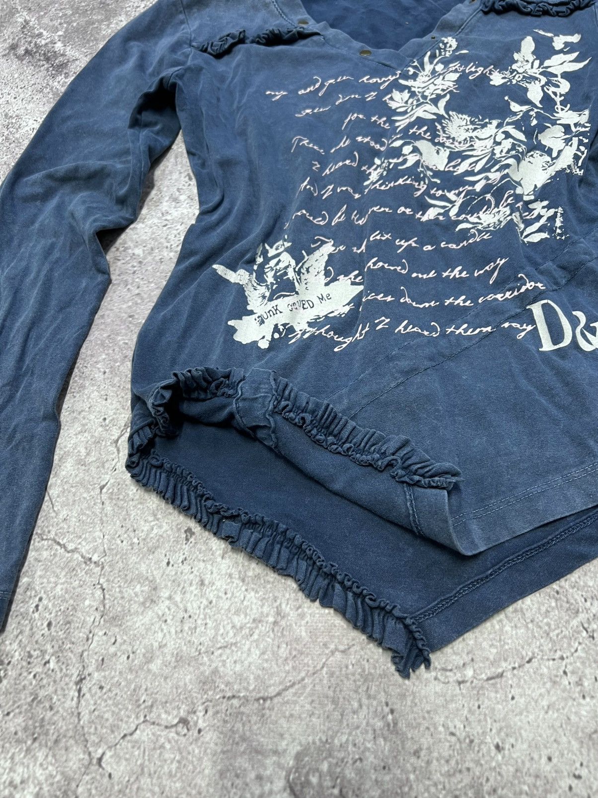Dolce & Gabbana VTG Dolce & Gabbana All Over Print Top Long Sleeve Y2K Style Size M / US 6-8 / IT 42-44 - 7 Thumbnail
