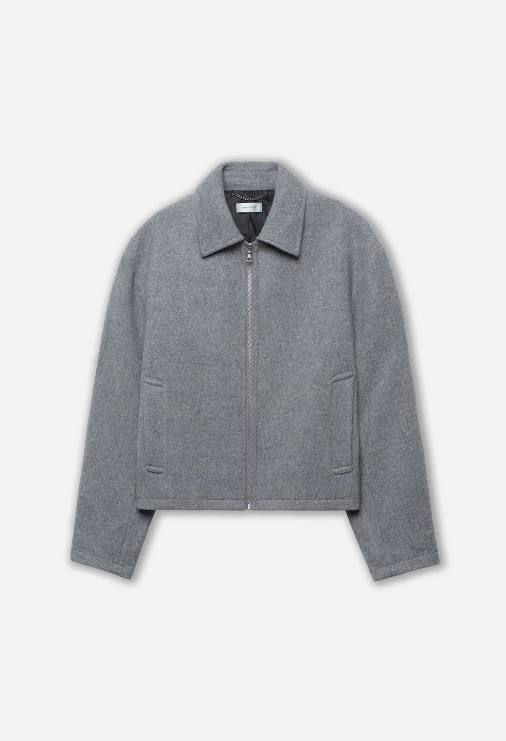 John Elliott Brushed Wool Lexington Full Zip | Grailed