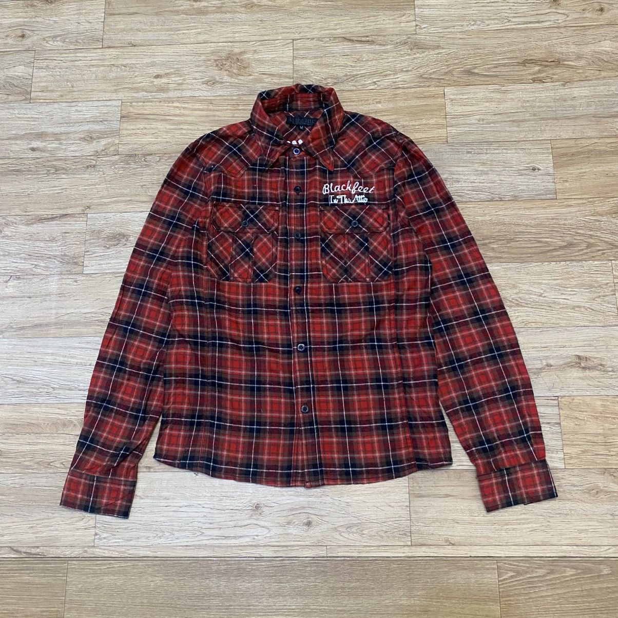 In The Attic Swallow Pride Flammablity Palid Button Up Shirt