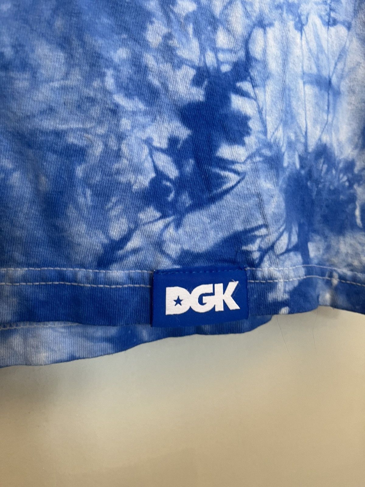 DGK DGK x White Castle "Who Craves" blue tie-dye t-shirt Size L Size US L / EU 52-54 / 3 - 4 Thumbnail