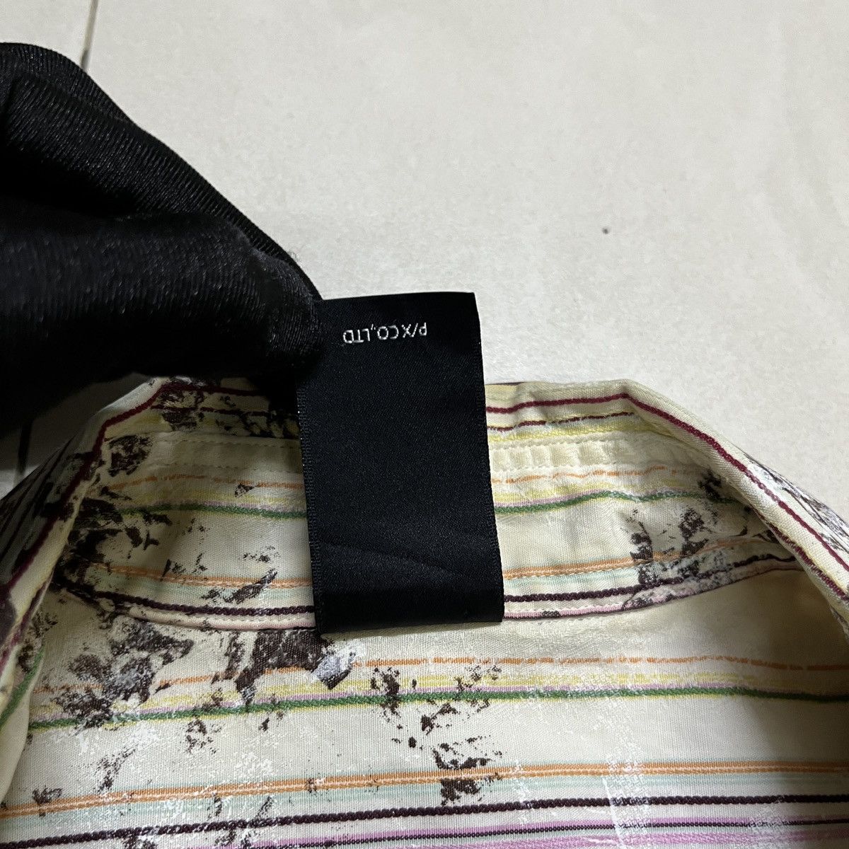 Japanese Brand Edge Rupert Flower Stripes Punk Shirt Size US S / EU 44-46 / 1 - 9 Thumbnail