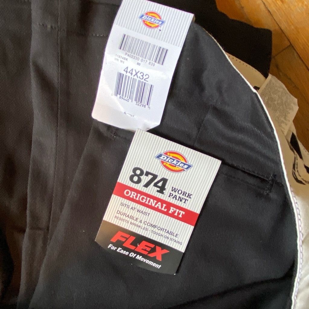 Dickies Men's Dickies Original Fit Flex Work Pants Black 44x32 Size US 44 / EU 60 - 3 Thumbnail