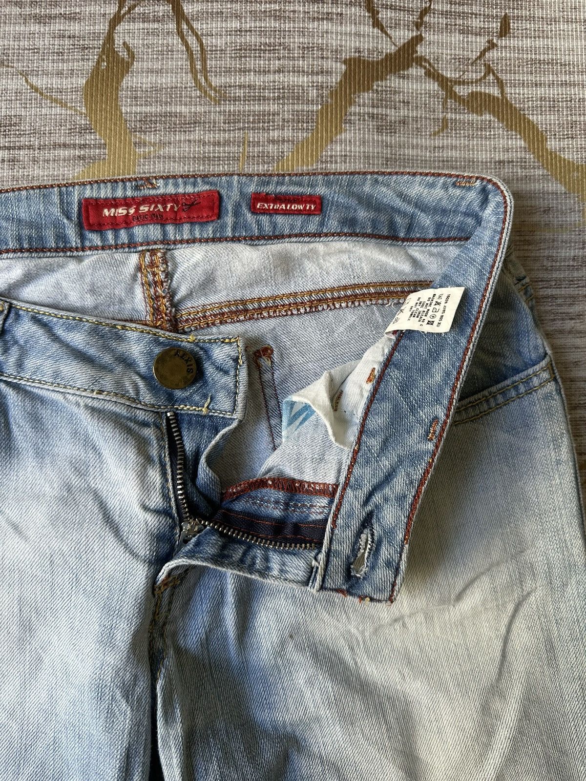 Miss Sixty FLARE Miss Sixty Faded Blue Jeans Size 28" / US 6 / IT 42 - 18 Thumbnail