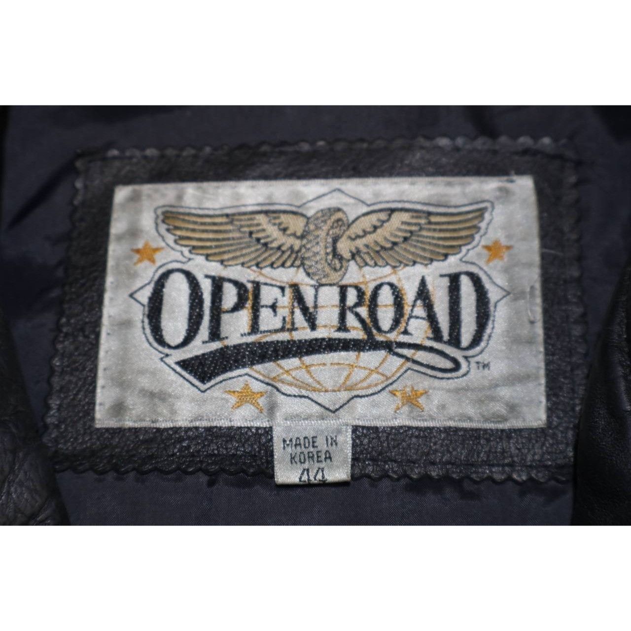 Vintage Vintage Wilsons Open Road Black Leather Motorcycle Jacket Size US L / EU 52-54 / 3 - 3 Thumbnail