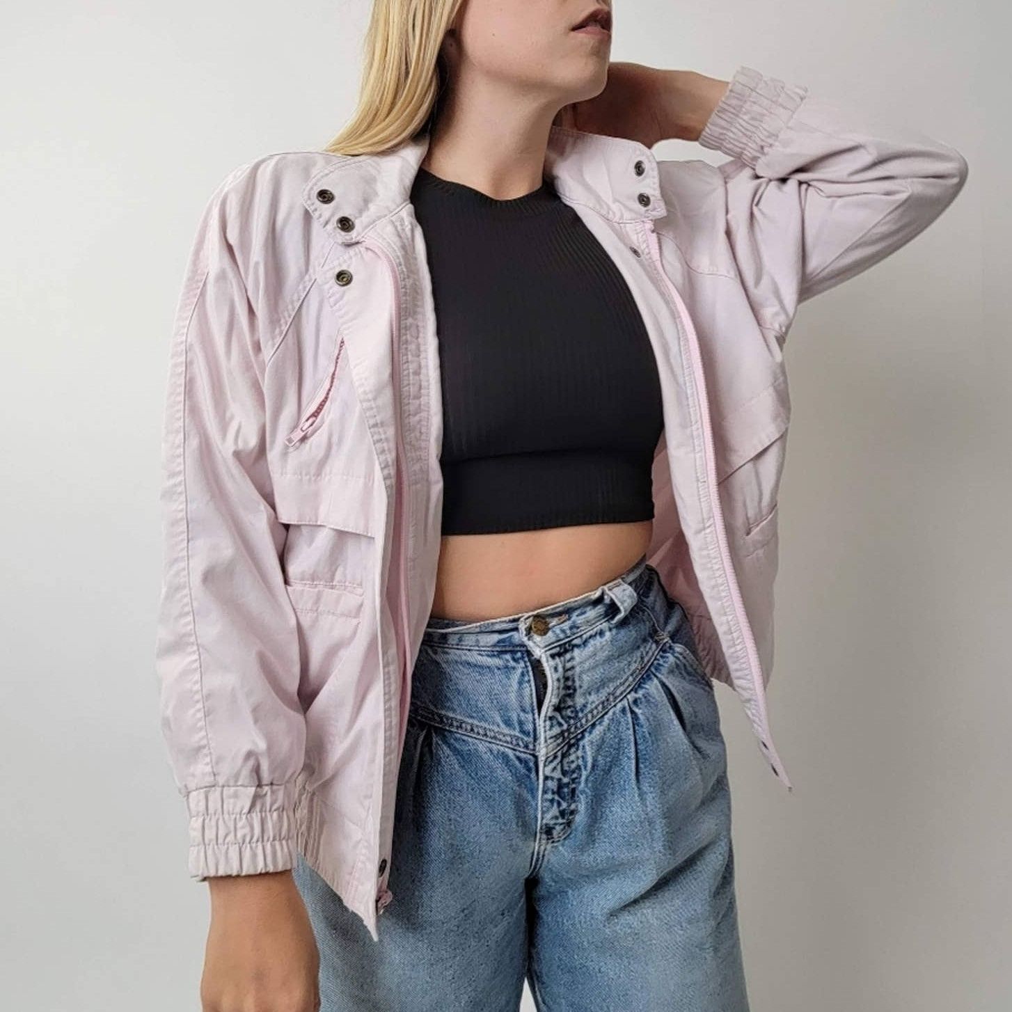 Vintage Vintage 90s Lightweight Bomber Jacket Size M / US 6-8 / IT 42-44 - 3 Thumbnail