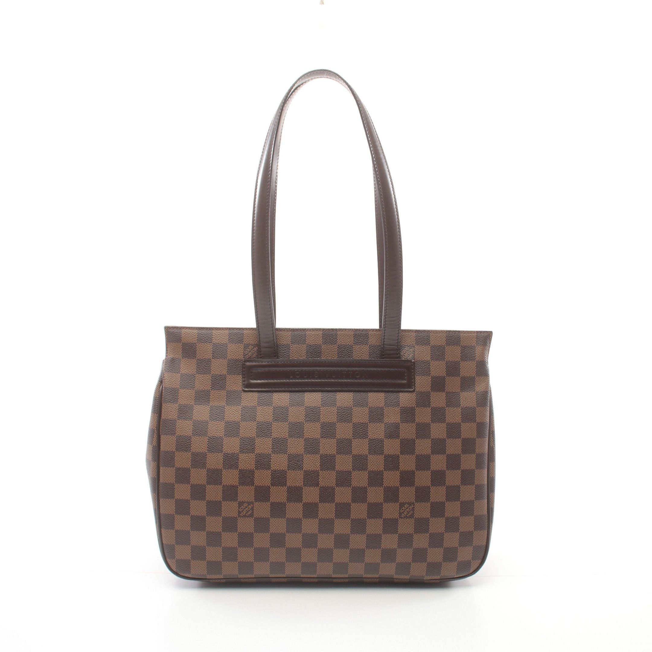 Louis Vuitton Louis Vuitton Parioli Pm Damier Ebene Shoulder Bag Tote Leather Brown Size ONE SIZE - 1 Thumbnail