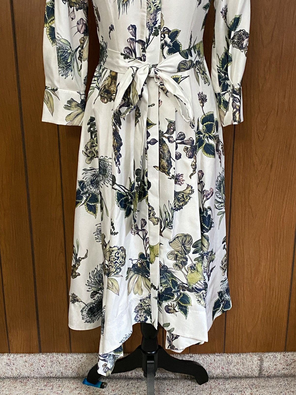 Jason Wu Jason Wu Collection Forest Silk Belted Shirtdress size 2 Size XS / US 0-2 / IT 36-38 - 10 Thumbnail