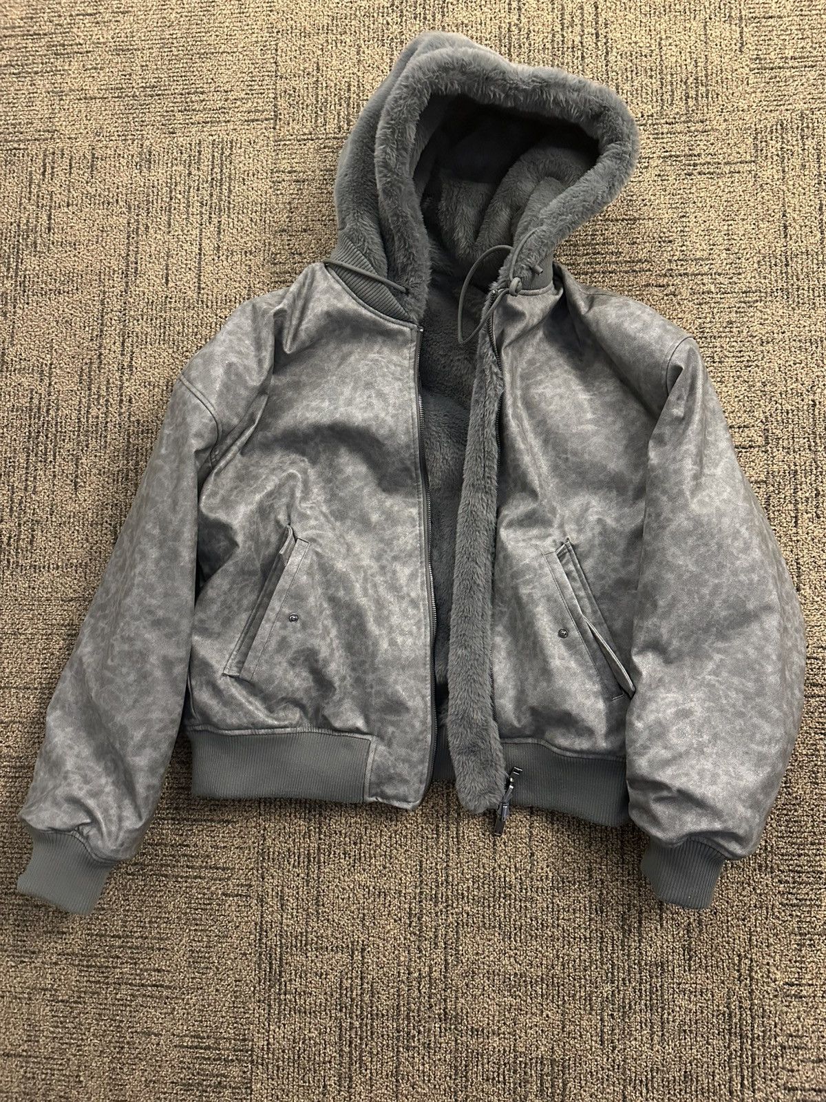 Zara Reversible Bomber Jacket Size US XXL / EU 58 / 5 - 1 Thumbnail