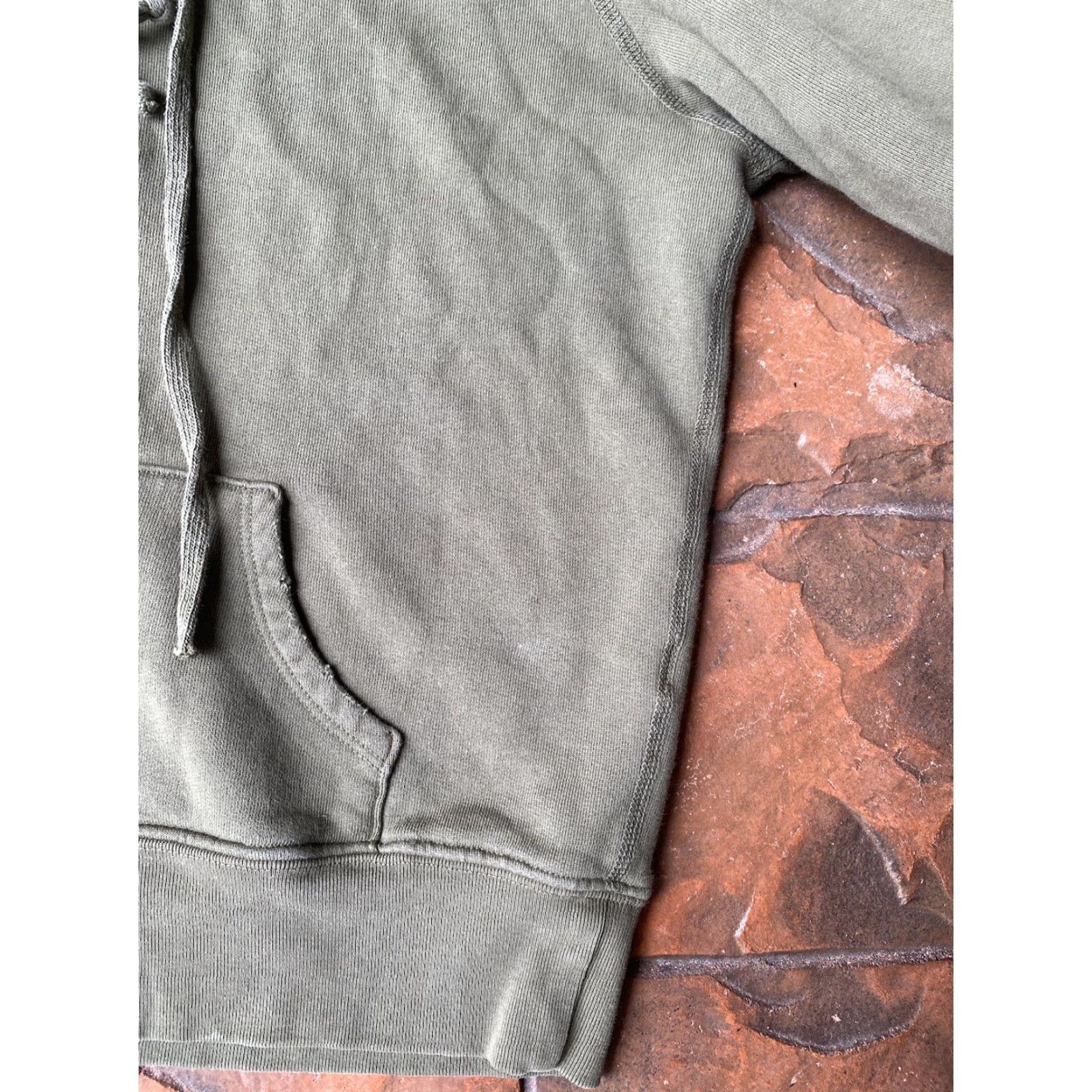 Nili Lotan VINTAGE? Nili Lotan Callie Hoodie Sweatshirt Women’s Small Full Zip Green Distressed Size S / US 4 / IT 40 - 6 Thumbnail
