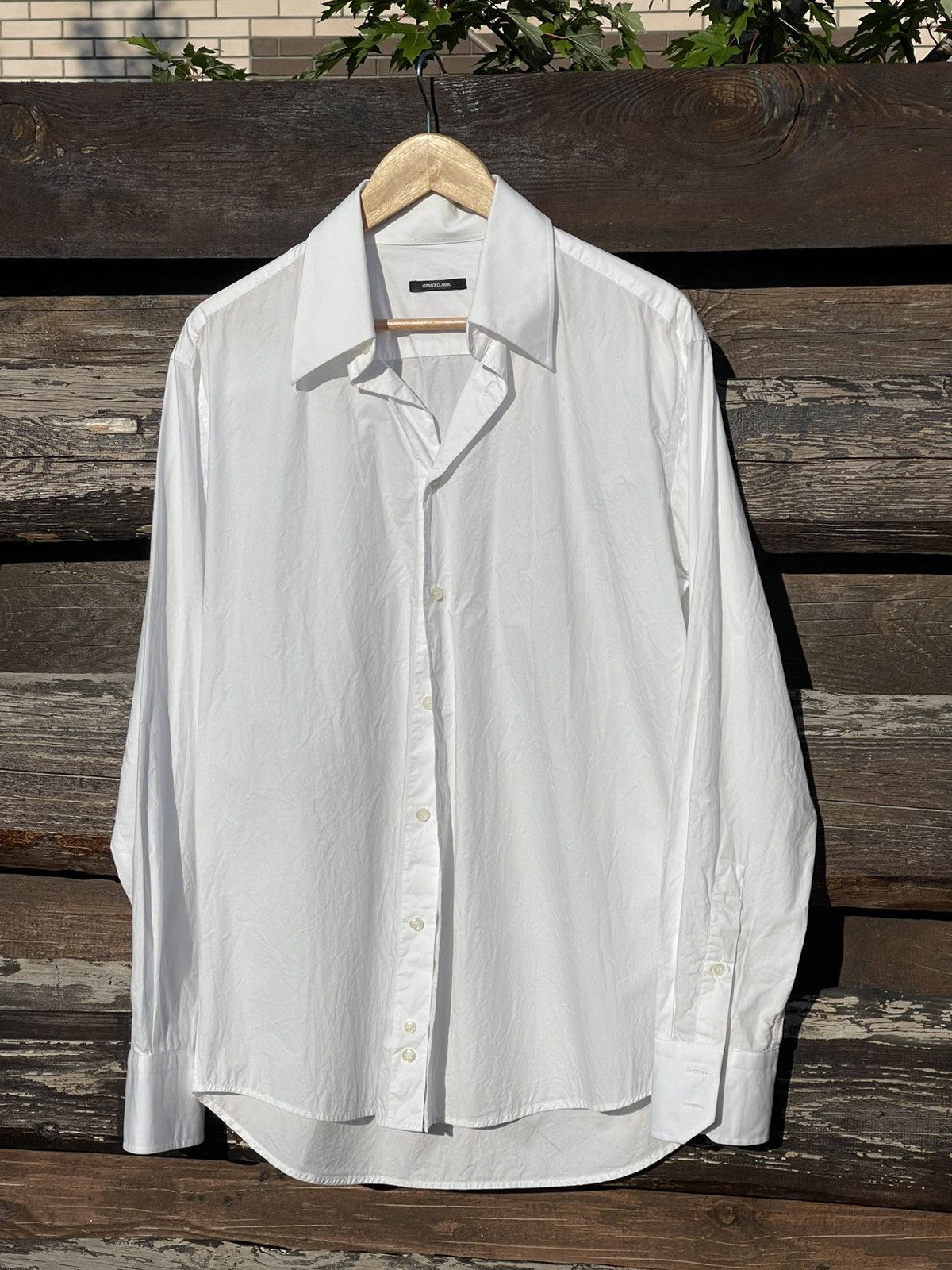 Versace Versace Classic white button shirt Size US L / EU 52-54 / 3 - 2 Thumbnail