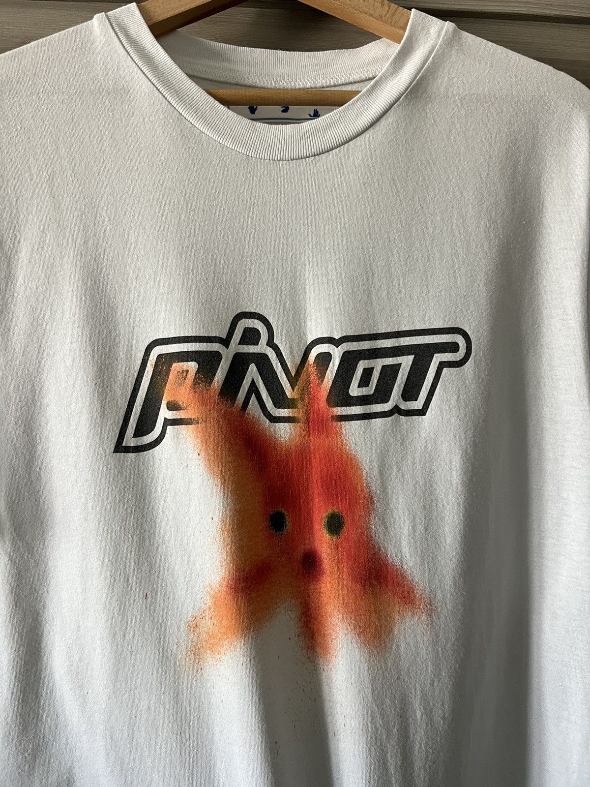 Off-White Off-White Pivot Fish T Shirt M Size Size US M / EU 48-50 / 2 - 17 Thumbnail