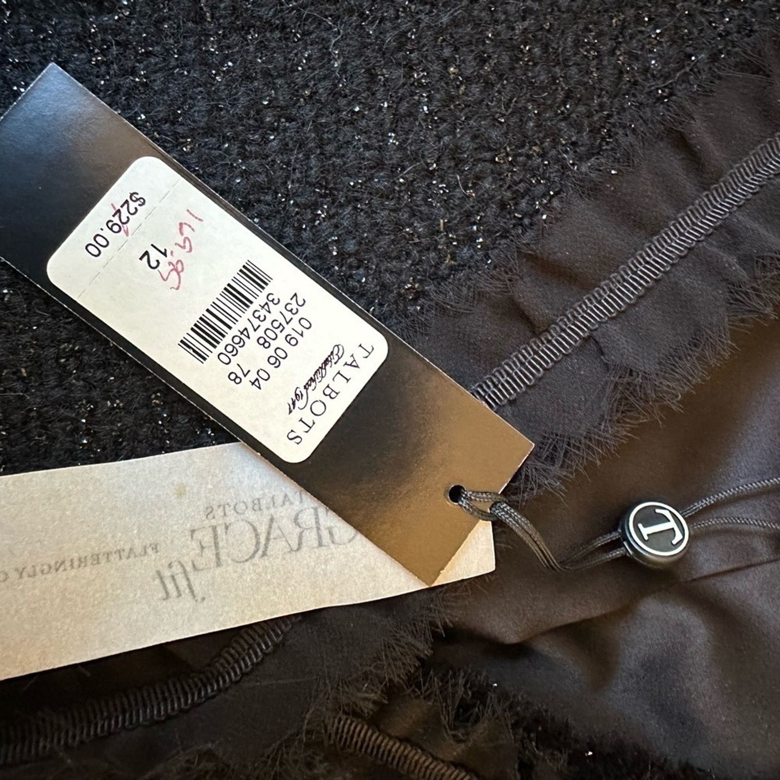 Robert Talbott Talbots NWT Black Suit Jacket with Pockets size 12 Size XL / US 12-14 / IT 48-50 - 3 Thumbnail