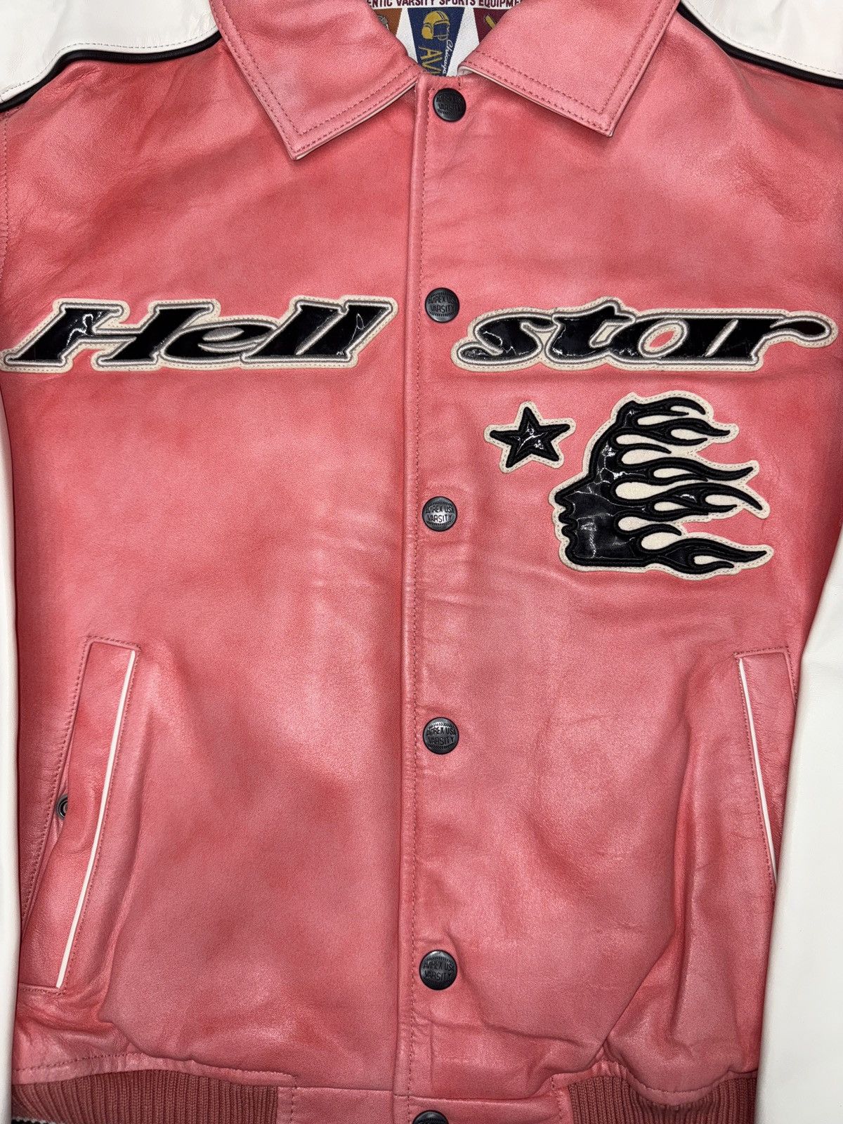 HELLSTAR Hellstar Avirex Varsity Jacket Size US M / EU 48-50 / 2 - 2 Thumbnail