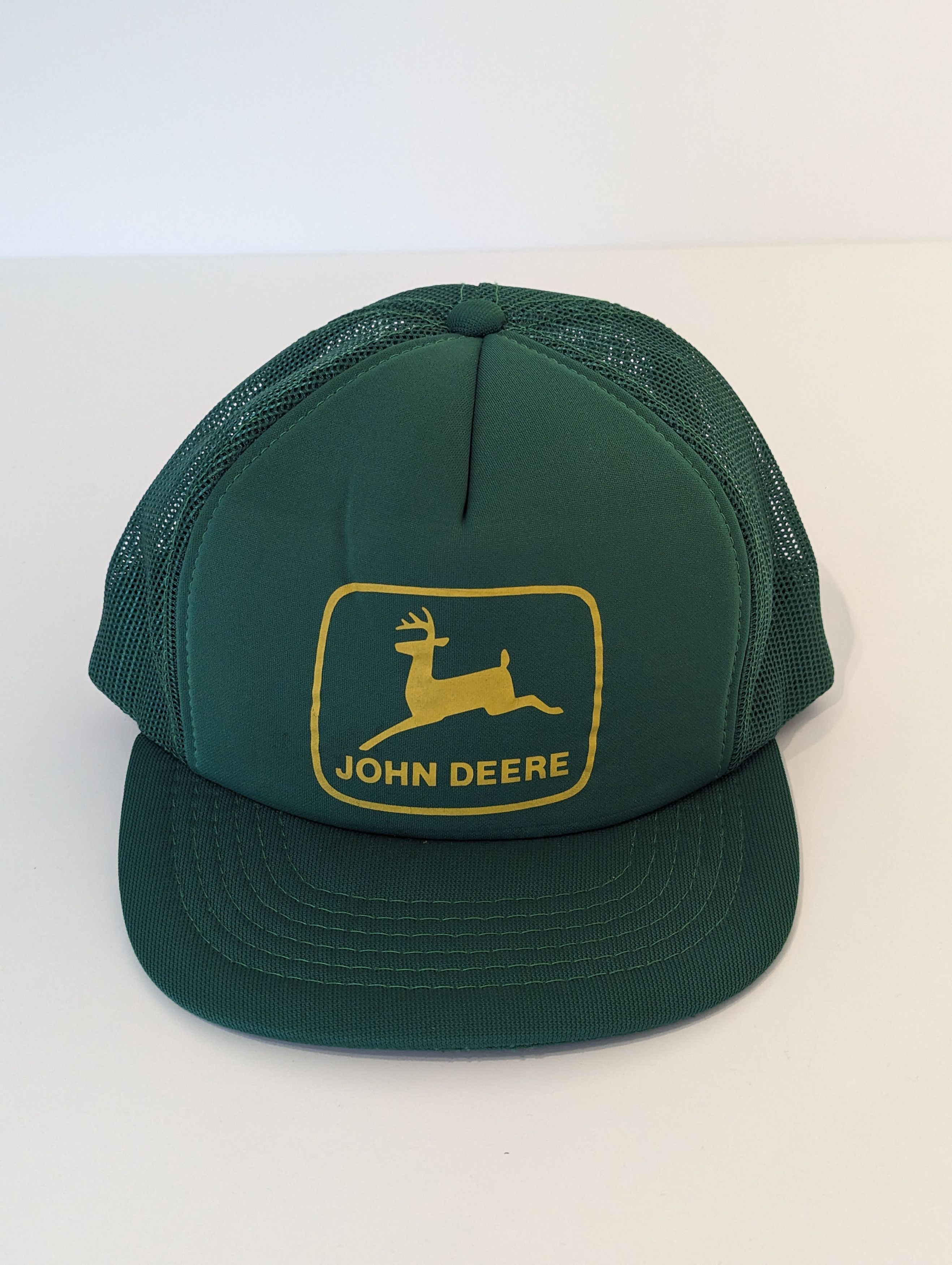 John Deere Vintage '80s John Deere Trucker Hat Size ONE SIZE - 2 Thumbnail