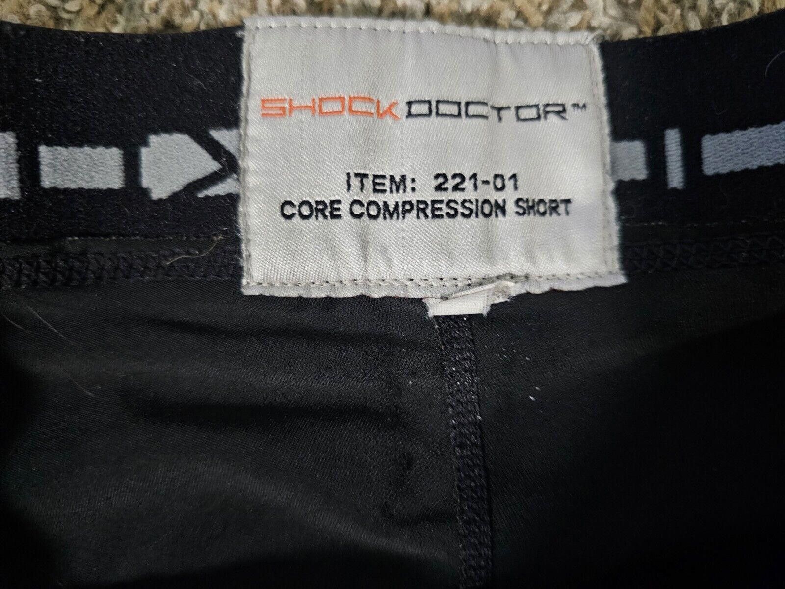 Designer ShockDoctor Core Compression Shorts NutCup Pocket - DAMAGE Size ONE SIZE - 4 Thumbnail