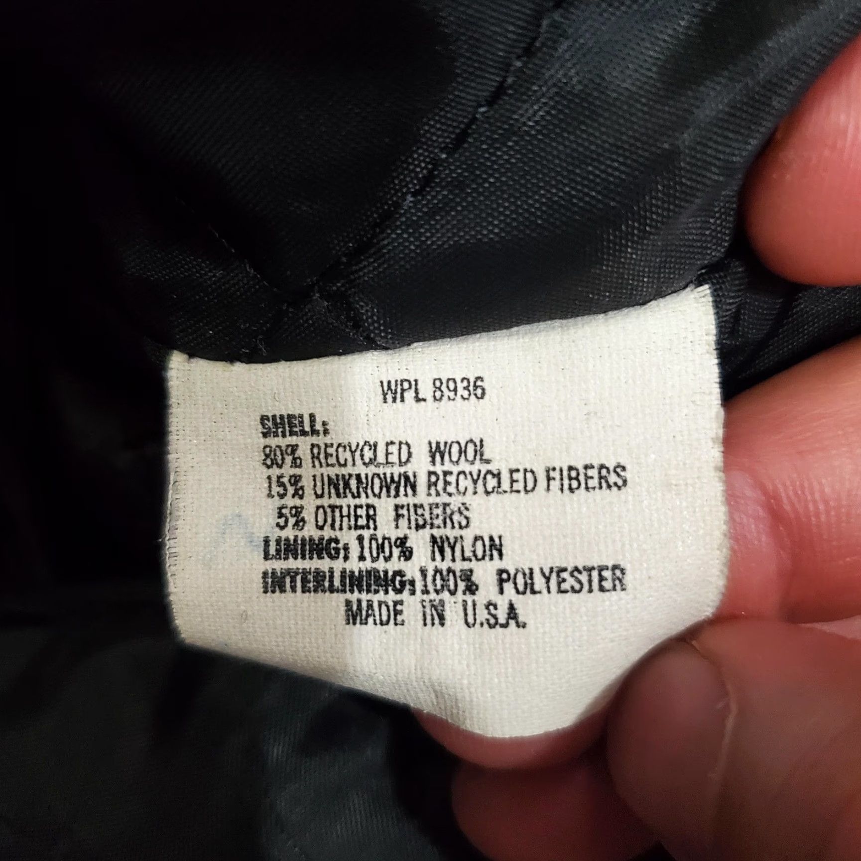 Vintage VINTAGE DeLong Jacket Mens 40 Black Varsity Leather Sleeves USA 80s Size US XXS / EU 40 - 6 Thumbnail