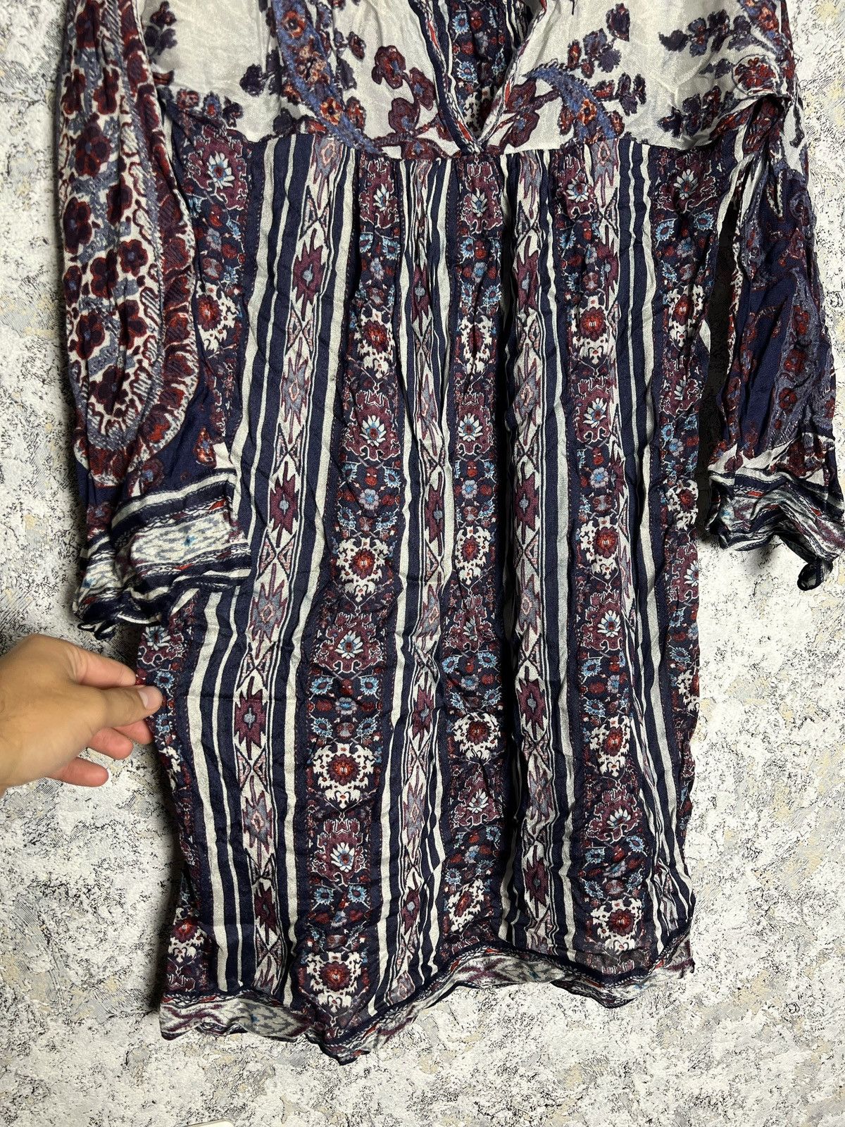 Isabel Marant × Isabel Marant Etoile Isabel Marant Etoile Tresha Paisley Print Tunic Dress Size 3 Size S / US 4 / IT 40 - 4 Thumbnail