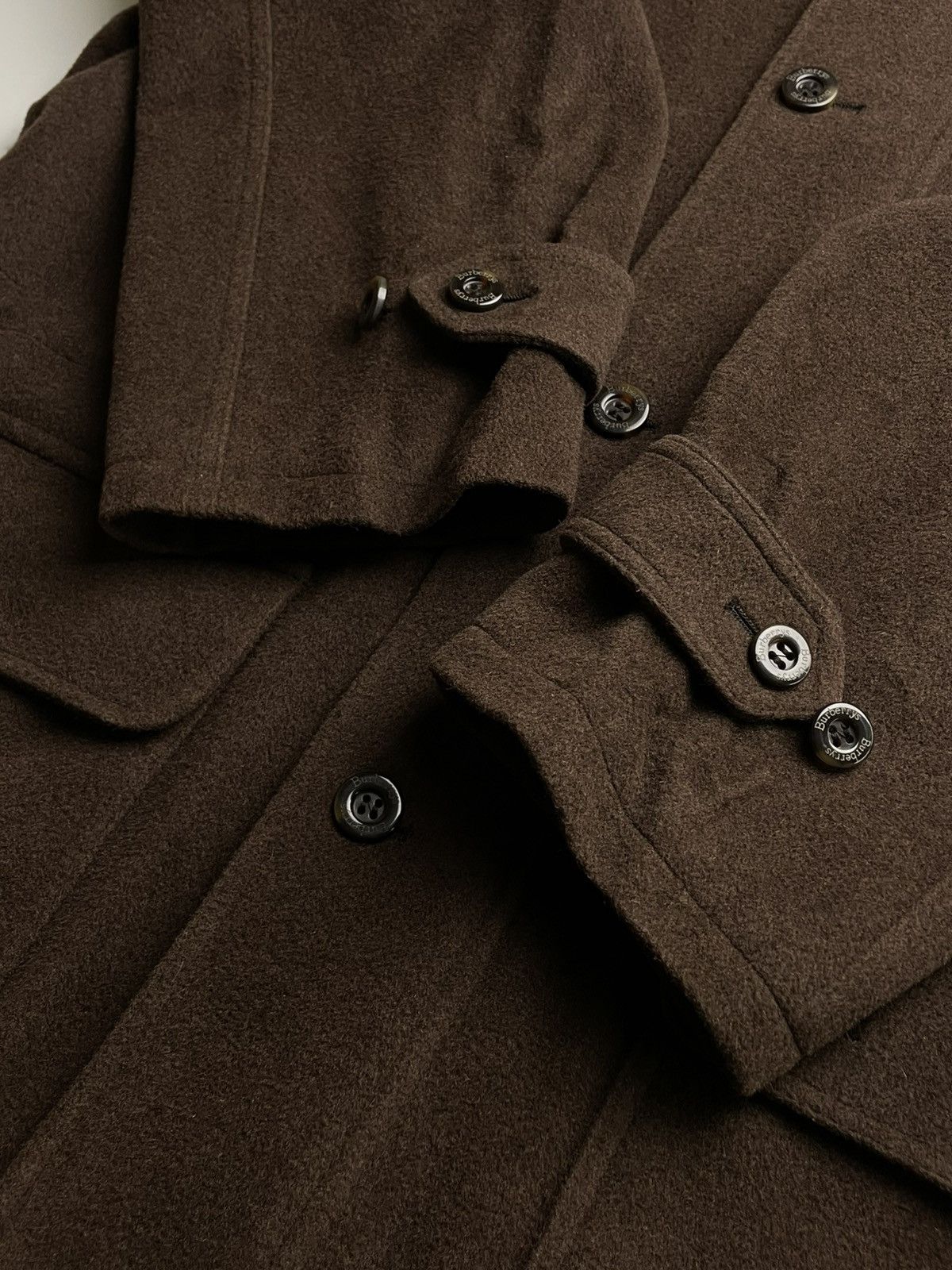 Burberry Vintage BURBERRY’S Brown Wool Coat Size US L / EU 52-54 / 3 - 8 Thumbnail