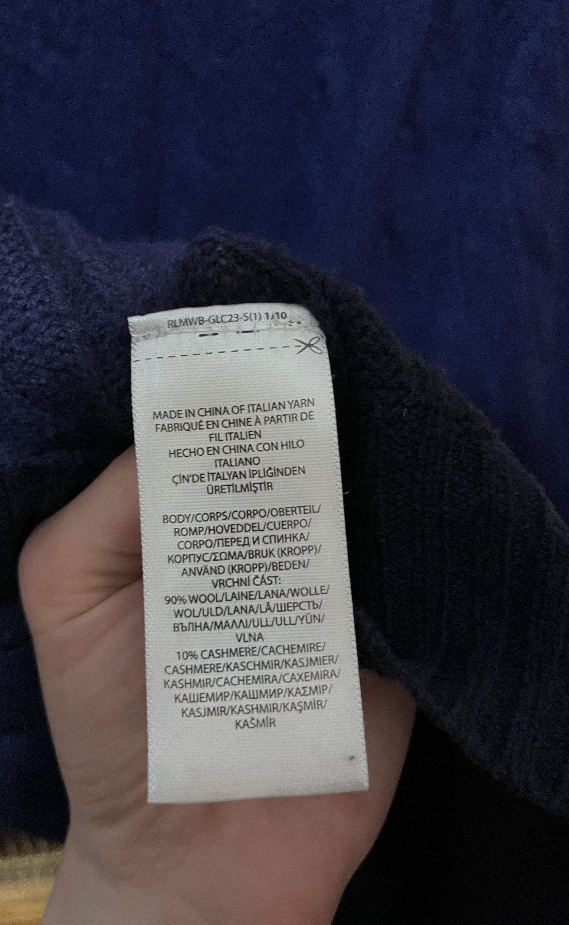 Polo Ralph Lauren Luxury Polo Ralph Lauren Wool Cashmere Sweater Size US L / EU 52-54 / 3 - 11 Thumbnail