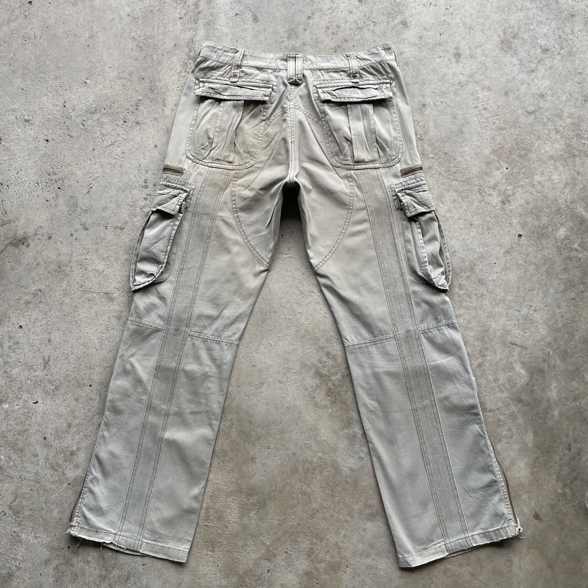 Avirex Vintage AVIREX 9 Pocket Faded Double Knee Cargo Pants W32 Size US 32 / EU 48 - 15 Thumbnail
