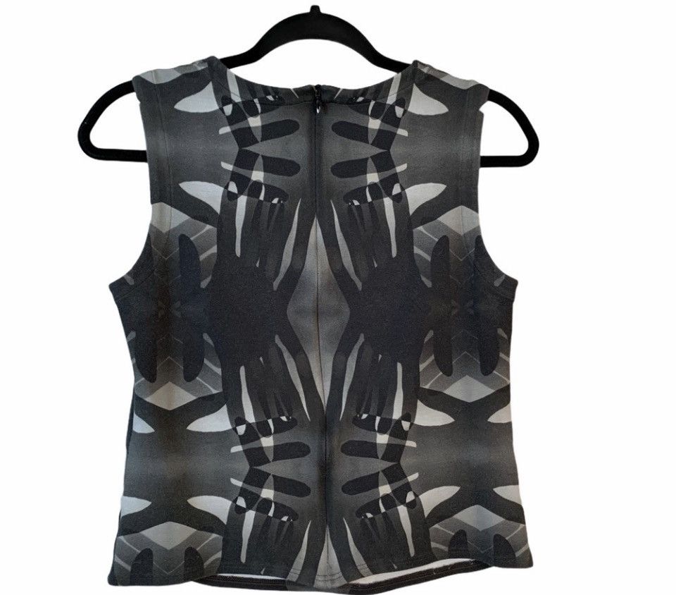 Akris Akris Punto Black Overlap Tank Size L / US 10 / IT 46 - 4 Thumbnail