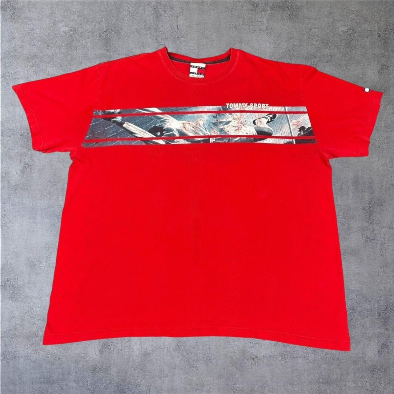 Tommy Hilfiger × Vintage Vintage Tommy Hilfiger Tshirt Size US XXL / EU 58 / 5 - 1 Thumbnail