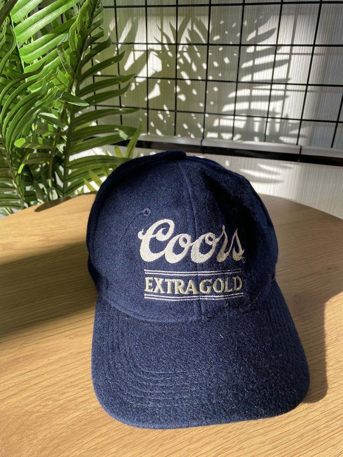 Budweiser × Vintage Vintage Coors Wool “Extra Gold Beer” Hat Men’s Hat 90’s OS Size ONE SIZE - 9 Thumbnail